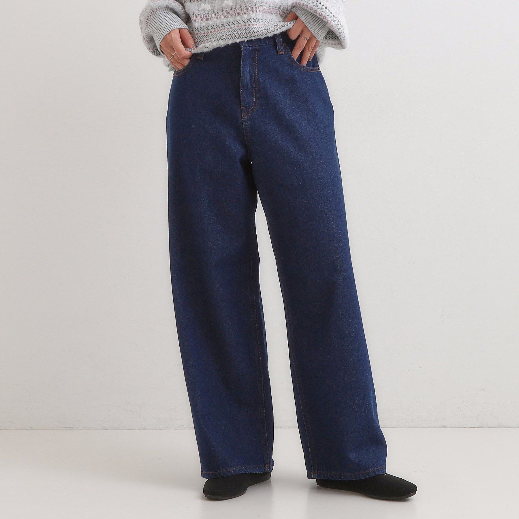 SHOO･LA･RUE「【旭山動物園応援商品】ポケット刺繍デニム」|デニム|