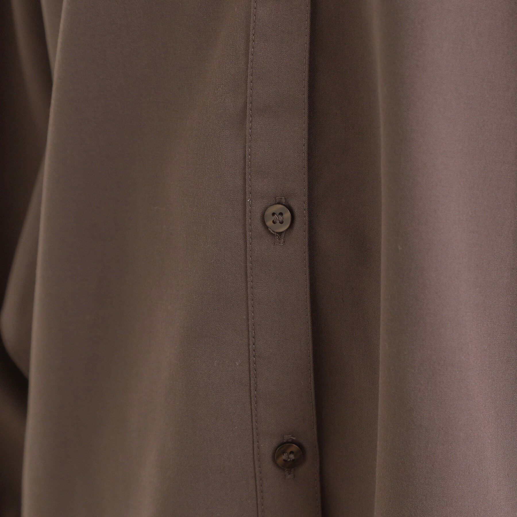 SHOO･LA･RUE「【洗濯機可/S-LL】春まで着られる バックフリルシャツ」|シャツ・ブラウス|