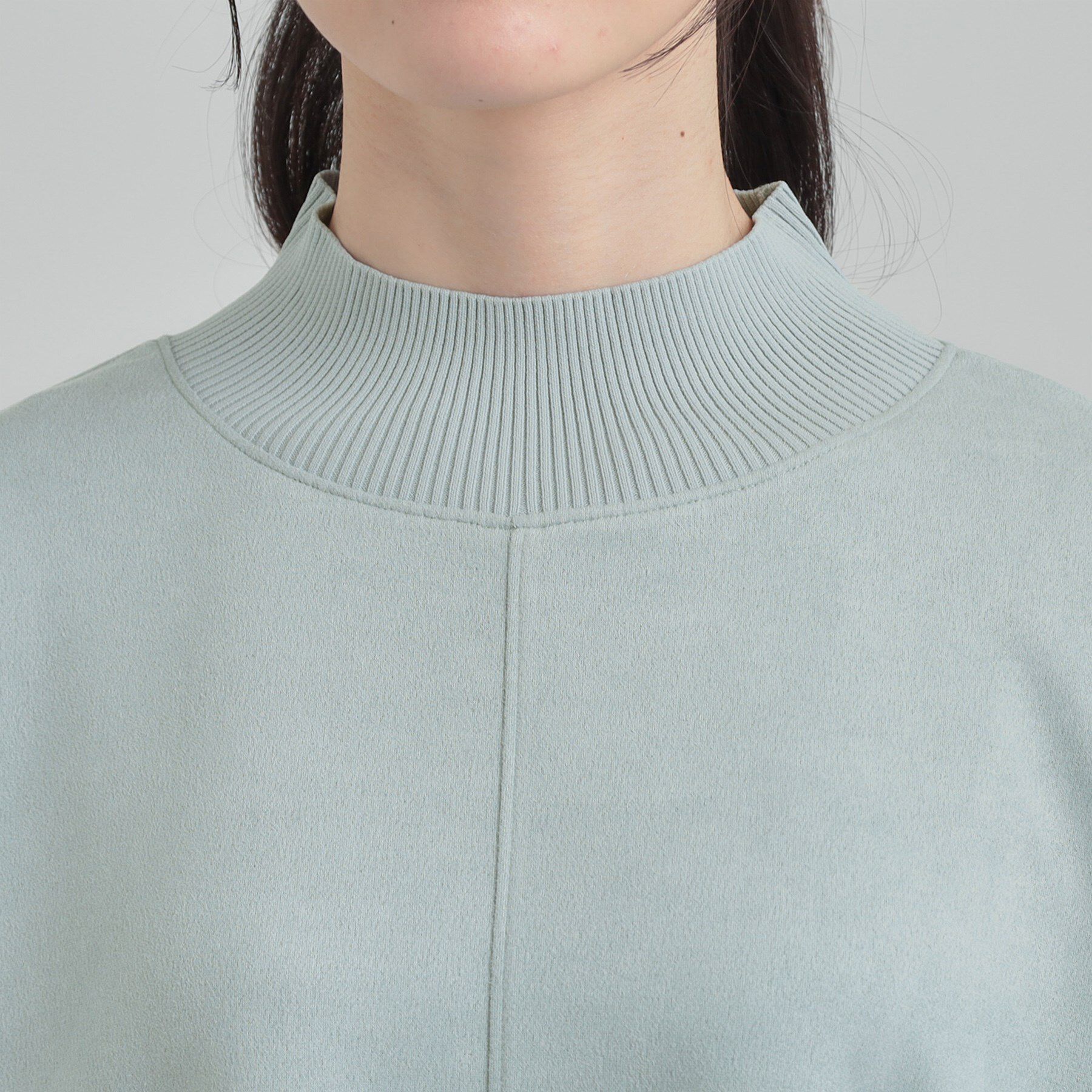 SHOO･LA･RUE「【S-LL】滑らかタッチが癖になる Aラインスエード調トップス」|Tシャツ・カットソー|