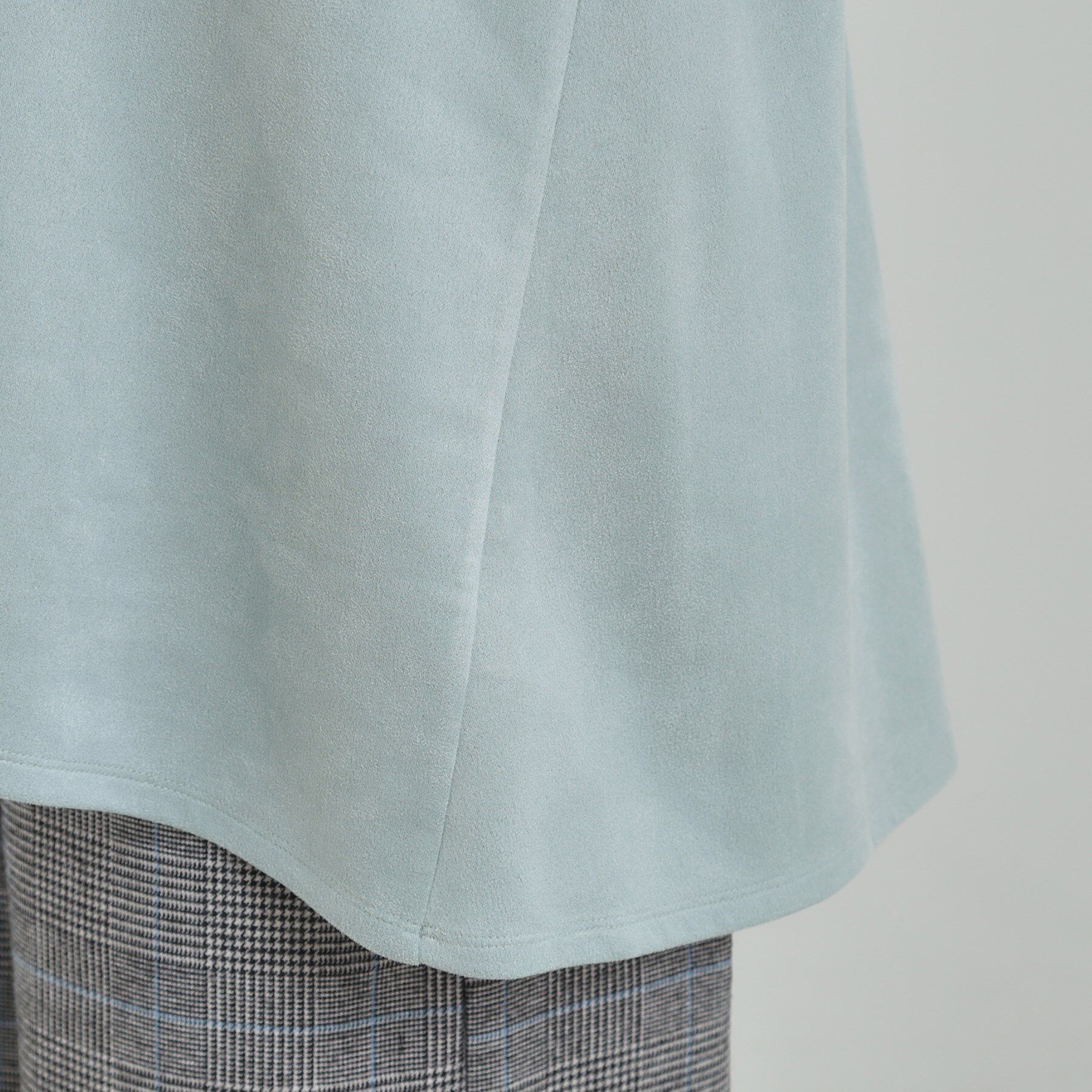 SHOO･LA･RUE「【S-LL】滑らかタッチが癖になる Aラインスエード調トップス」|Tシャツ・カットソー|