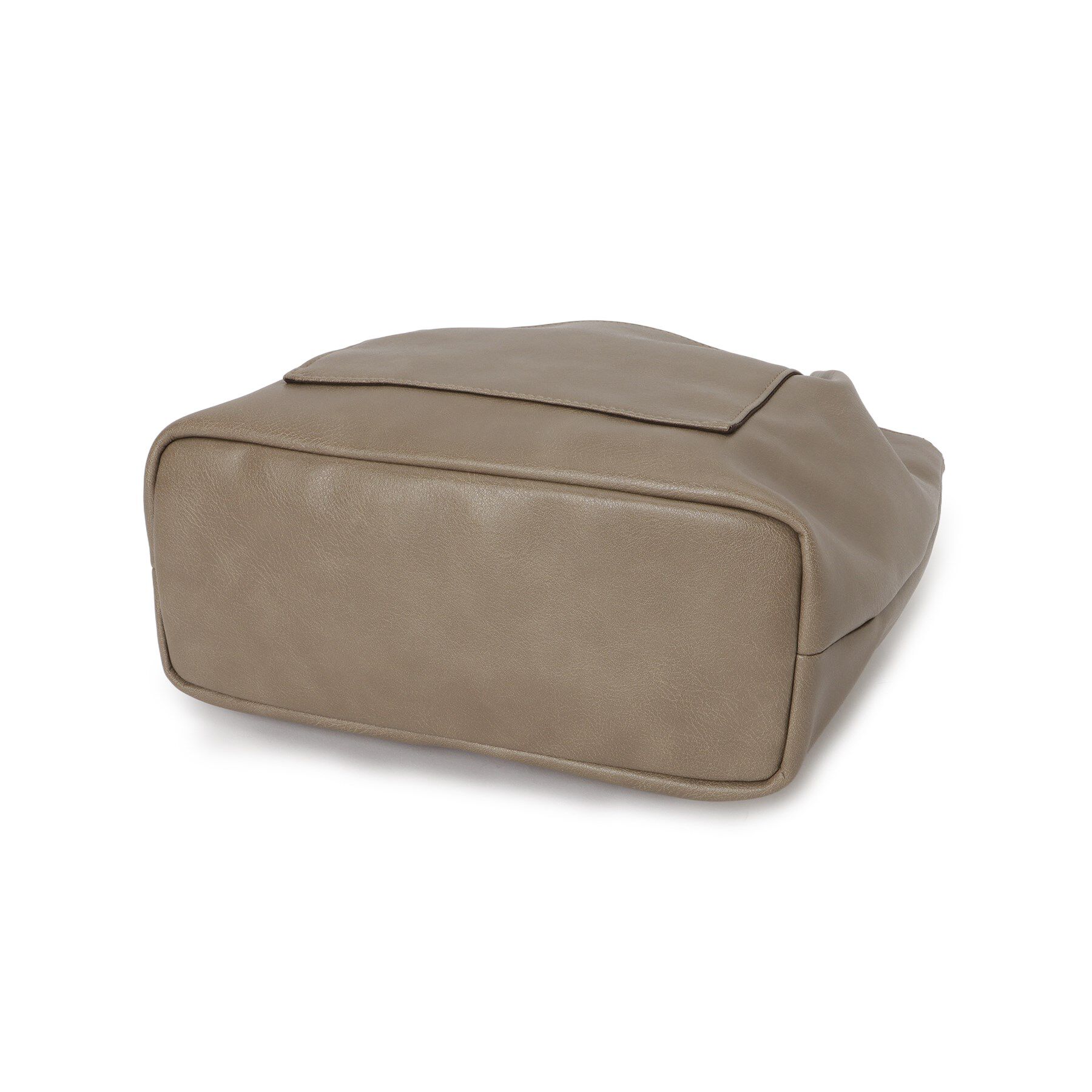 SHOO･LA･RUE「つや合皮つまみハンドルトートバッグ」|トートバッグ|