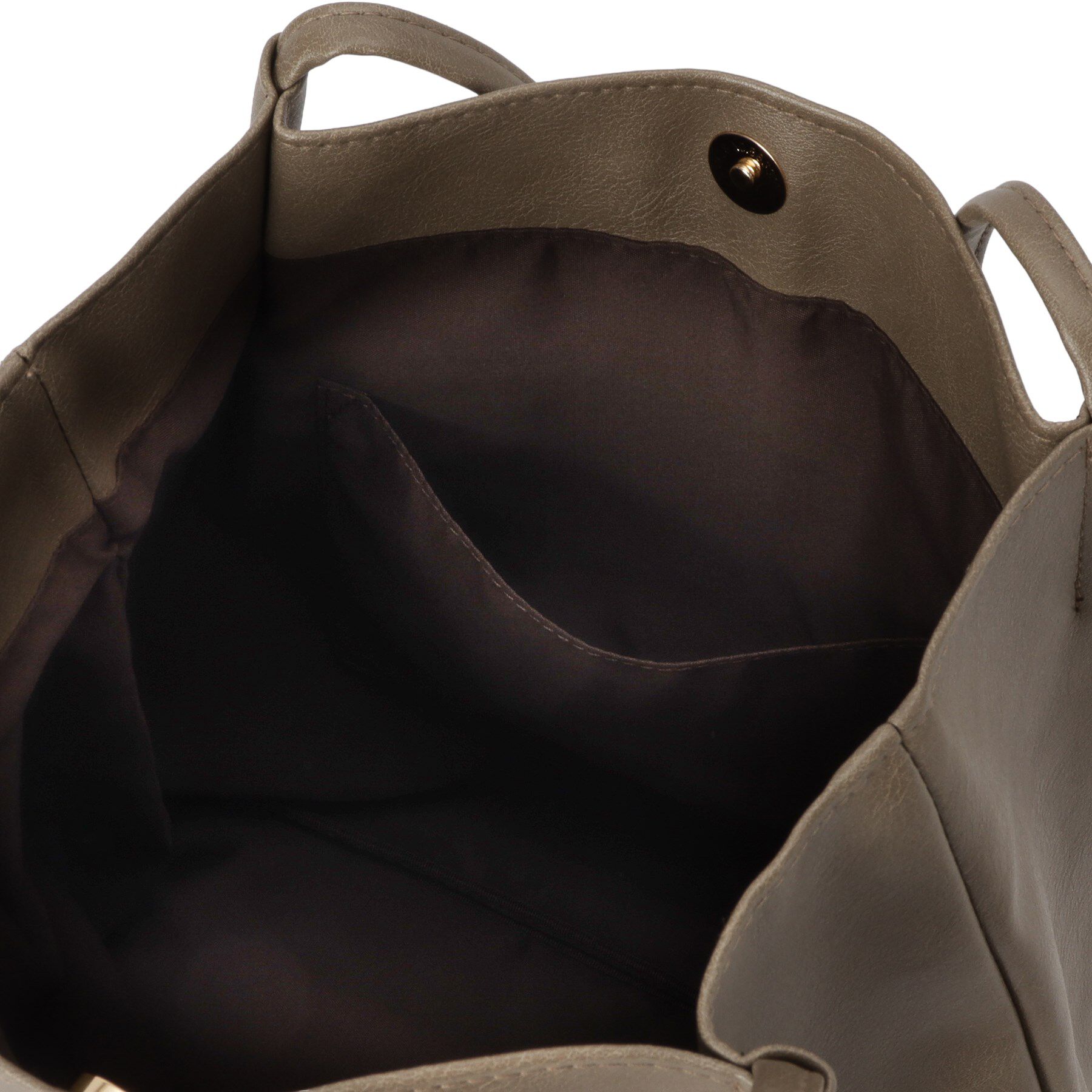 SHOO･LA･RUE「つや合皮つまみハンドルトートバッグ」|トートバッグ|