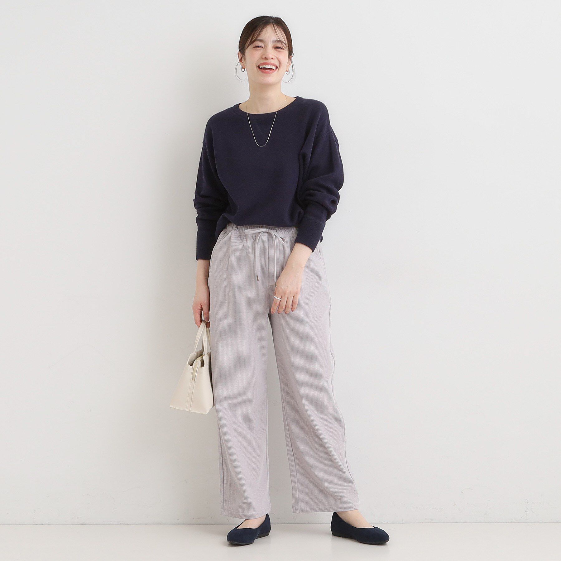 SHOO･LA･RUE「【S-LL/洗濯機可/裏起毛】あったかコーデュロイ ワイドパンツ」|その他|