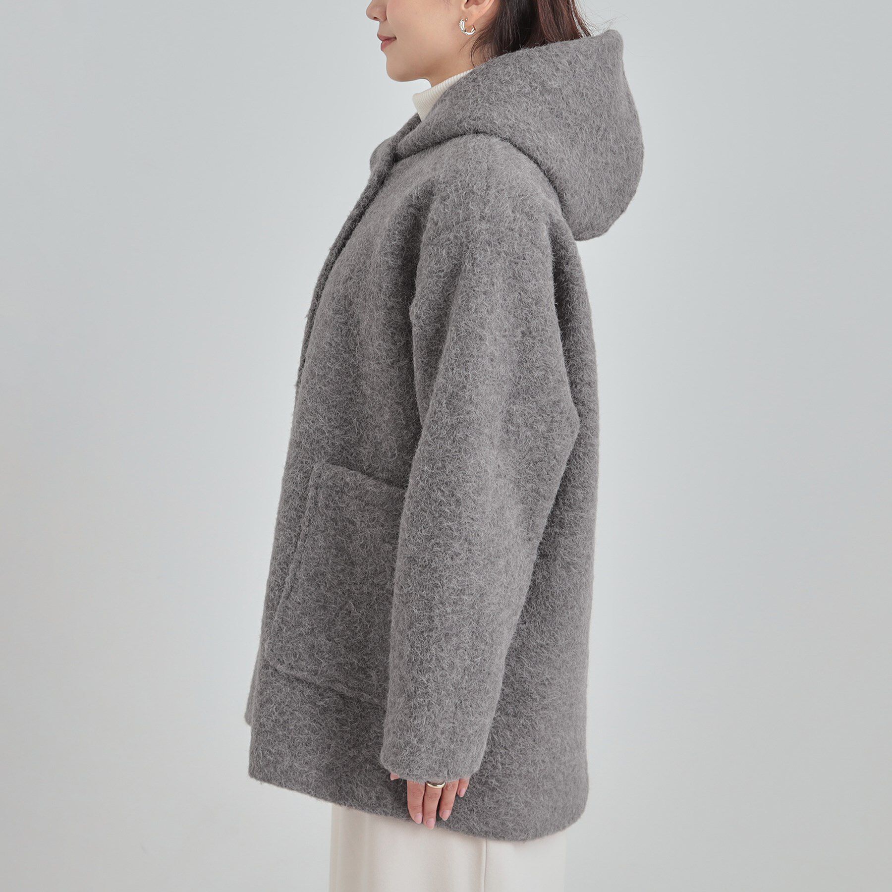 SHOO･LA･RUE「スライバーフーディーコート」|その他|