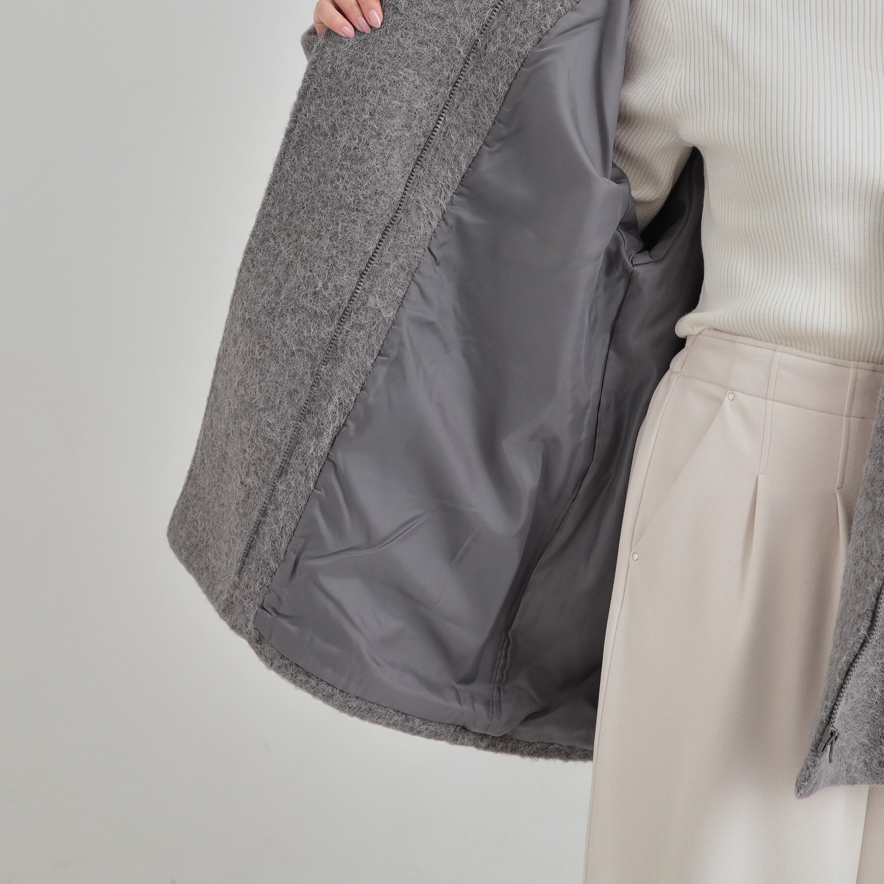 SHOO･LA･RUE「スライバーフーディーコート」|その他|