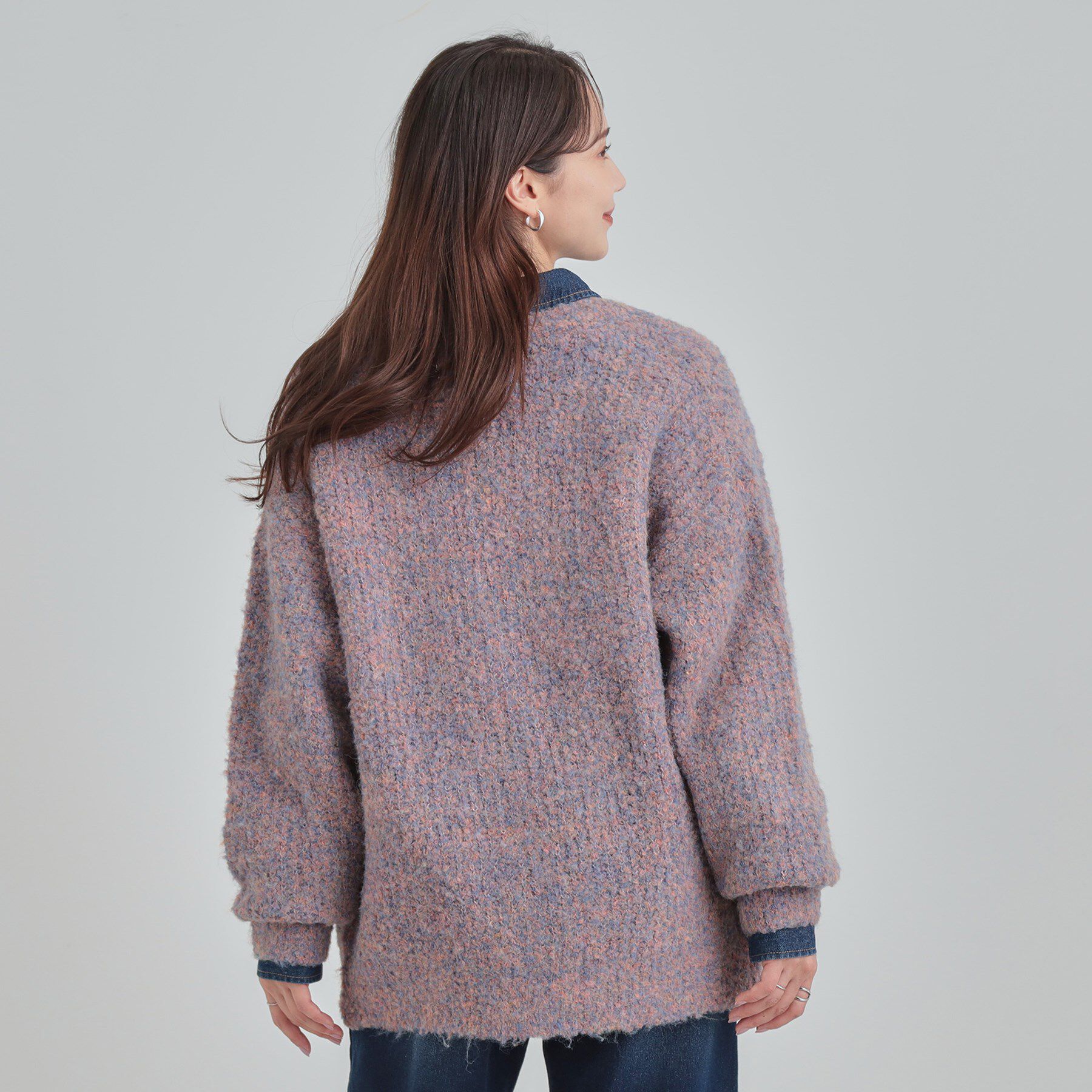 SHOO･LA･RUE「ブークレカラーVネックカーディガン」|カーディガン|