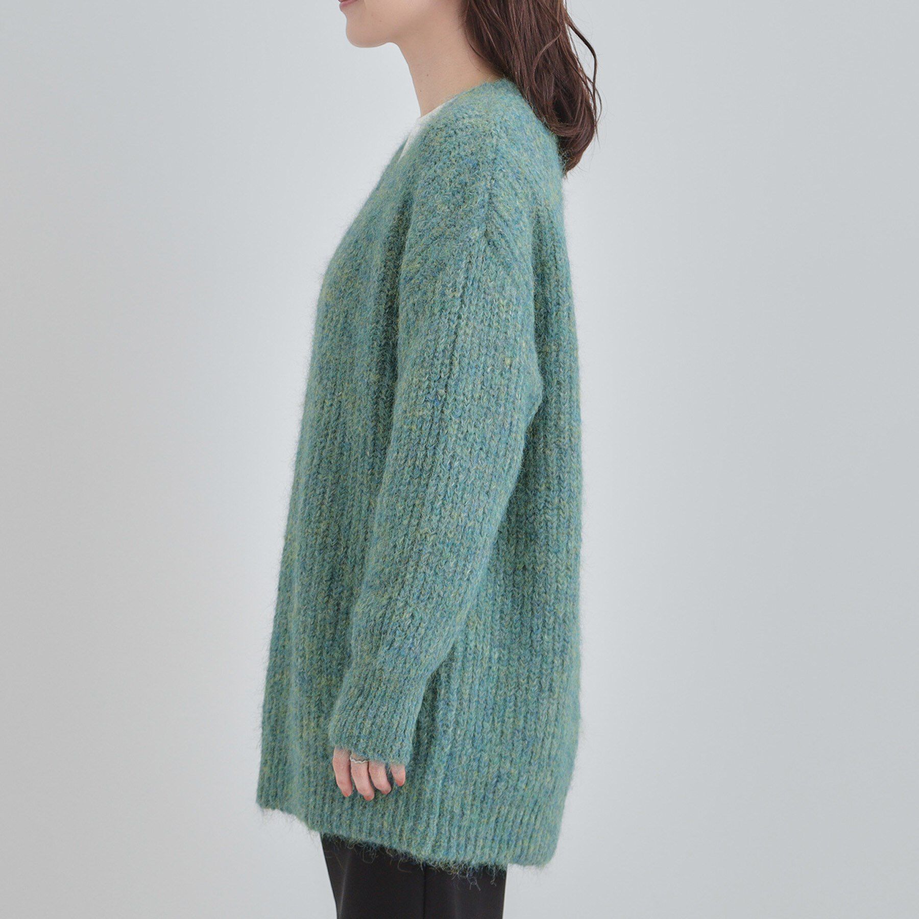 SHOO･LA･RUE「ふわふわタッチ Vネックニットチュニック」|チュニック|