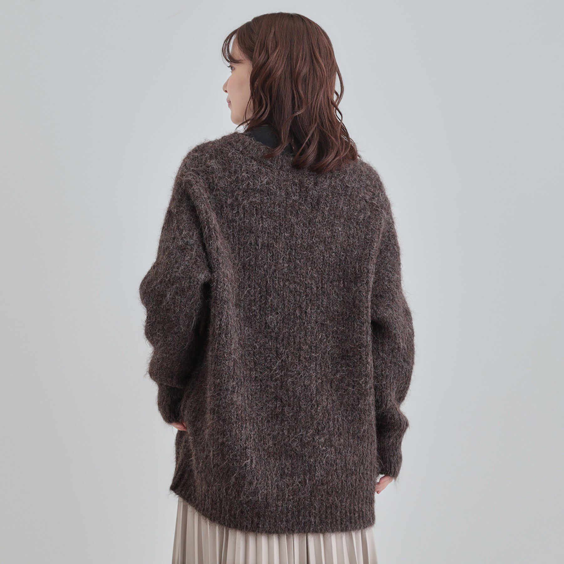 SHOO･LA･RUE「ふわふわタッチ Vネックニットチュニック」|チュニック|