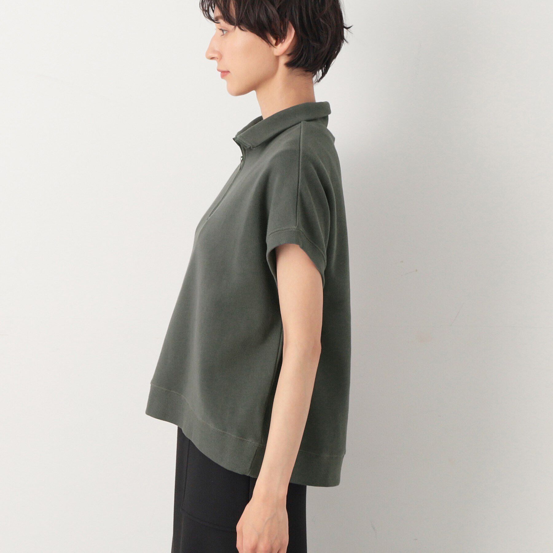 Dessin「【洗える】ハーフジップカットソー」|Tシャツ・カットソー|