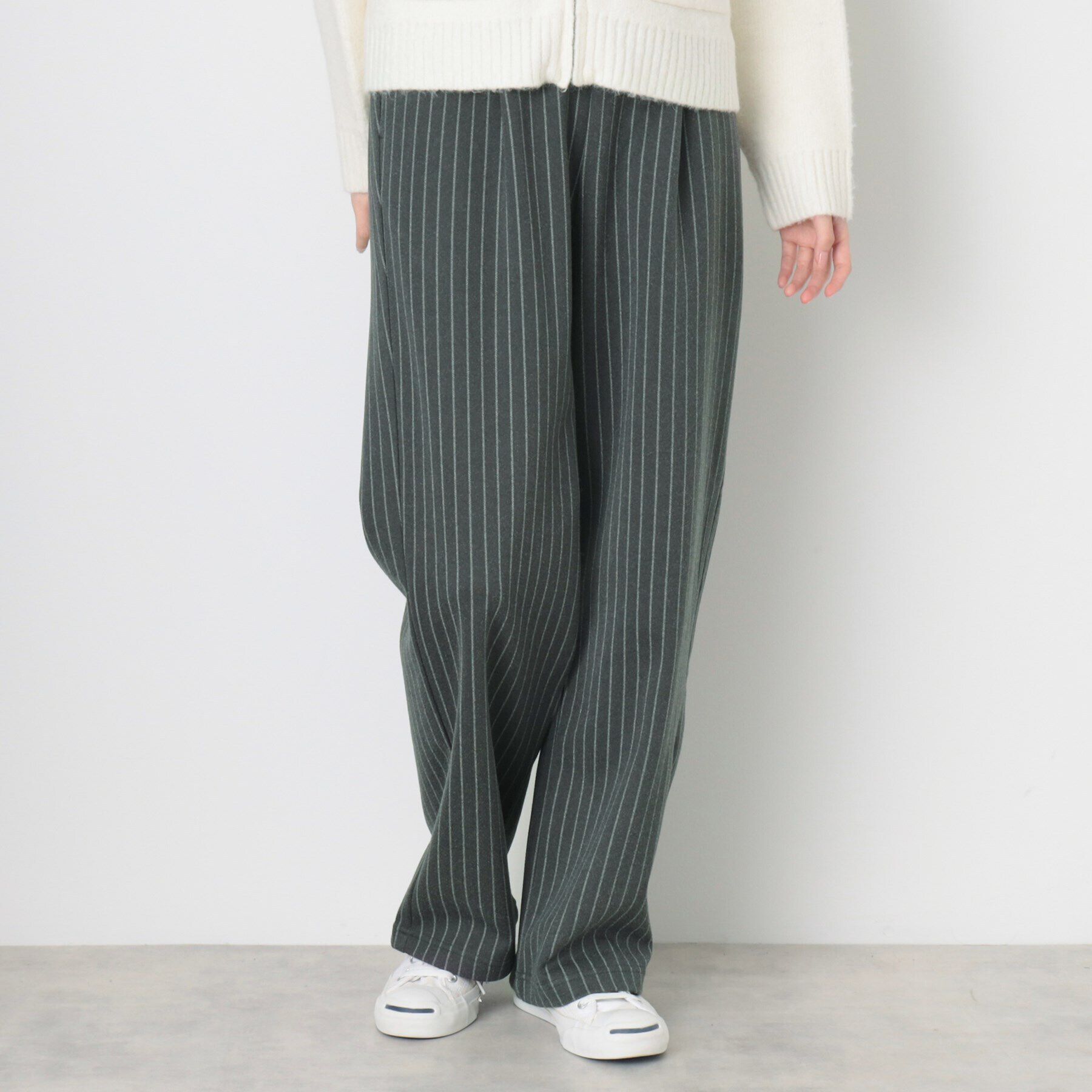 Dessin「【後ろウエストゴム・洗える】リラックスワイドパンツ（XS～L）」|その他|