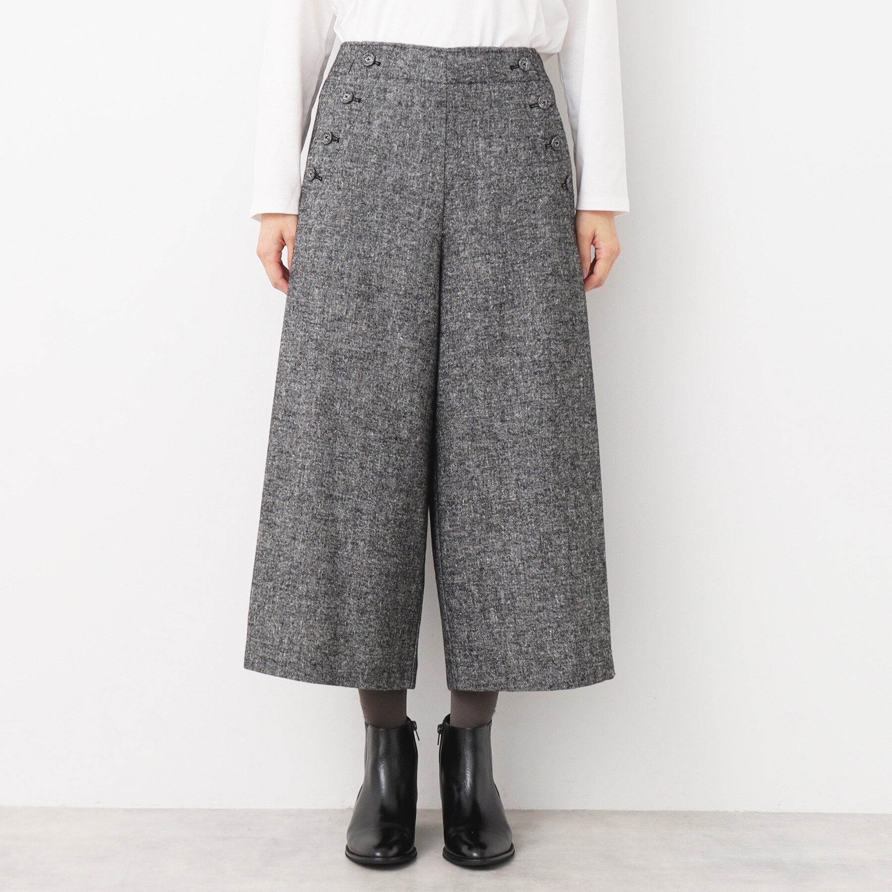 Dessin「【洗える・4サイズ展開】ツイードクロップドマリンパンツ（XS～L）」|その他|