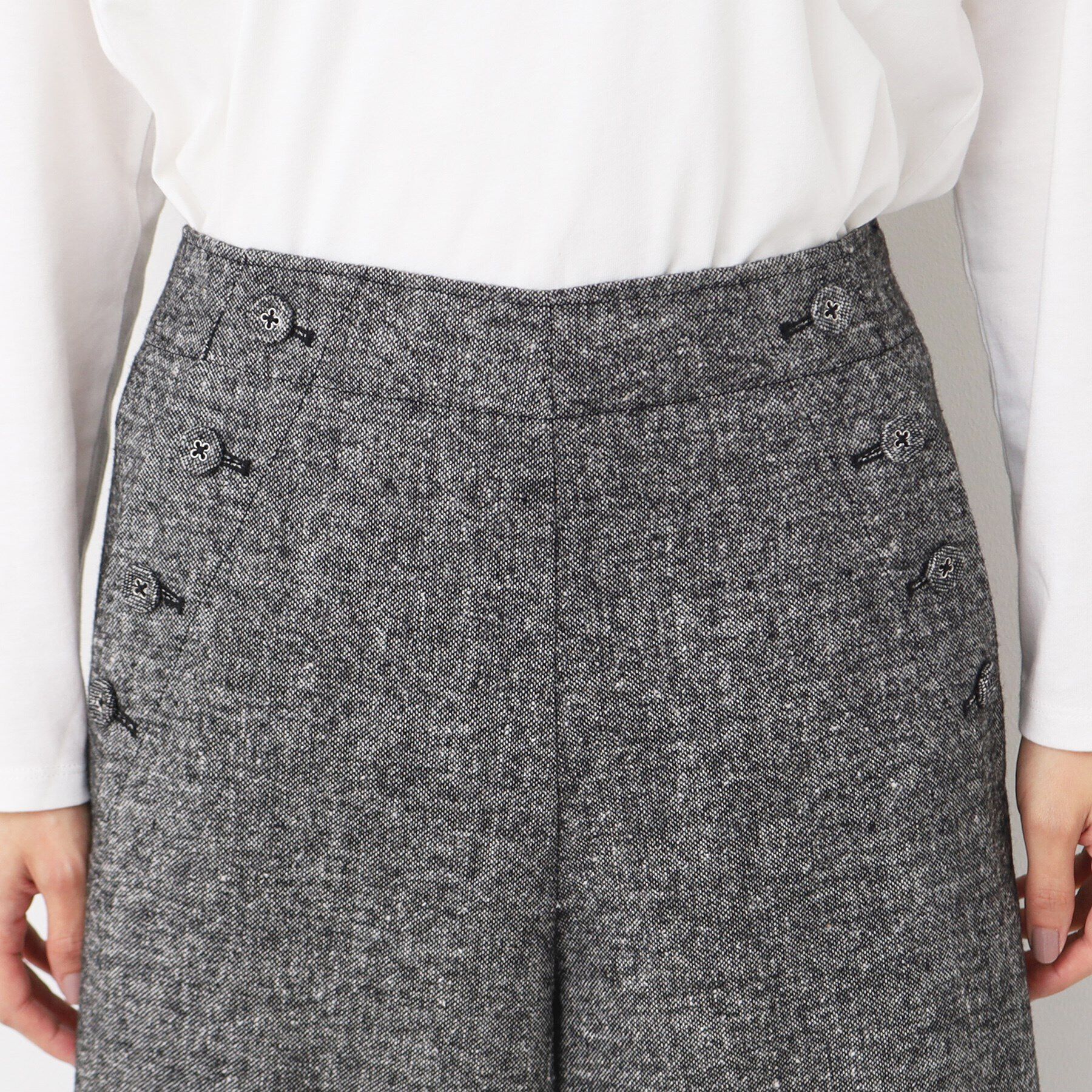 Dessin「【洗える・4サイズ展開】ツイードクロップドマリンパンツ（XS～L）」|その他|