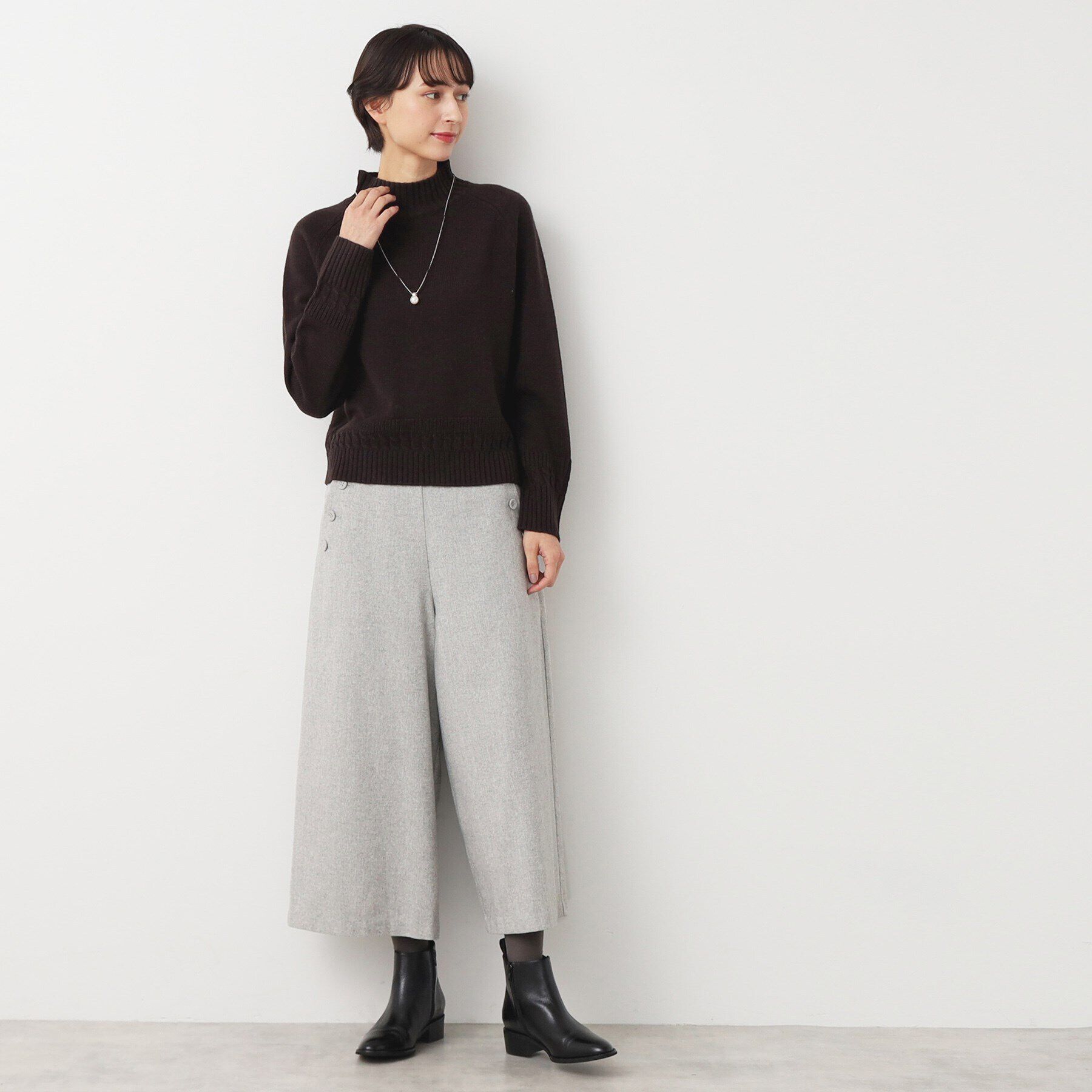 Dessin「【洗える・4サイズ展開】ツイードクロップドマリンパンツ（XS～L）」|その他|