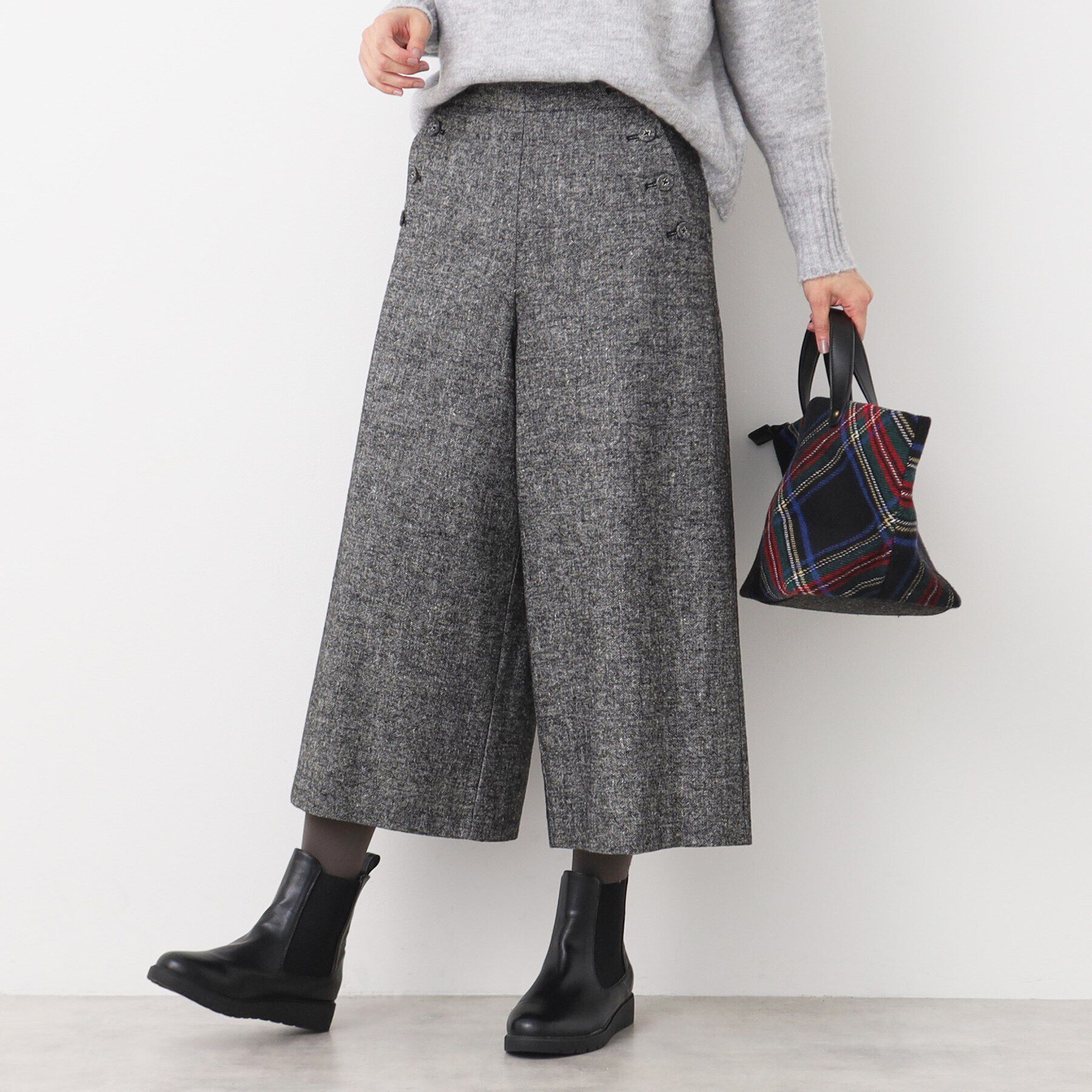 Dessin「【洗える・4サイズ展開】ツイードクロップドマリンパンツ（XS～L）」|その他|