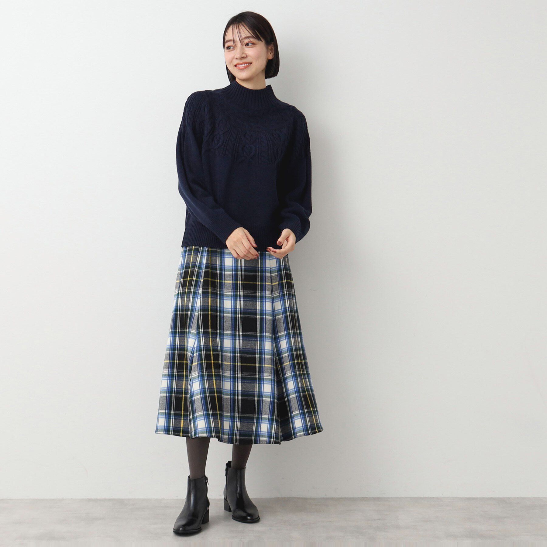 Dessin「【洗える・4サイズ展開】求心ケーブルニット（XS～L）」|ニット・セーター|