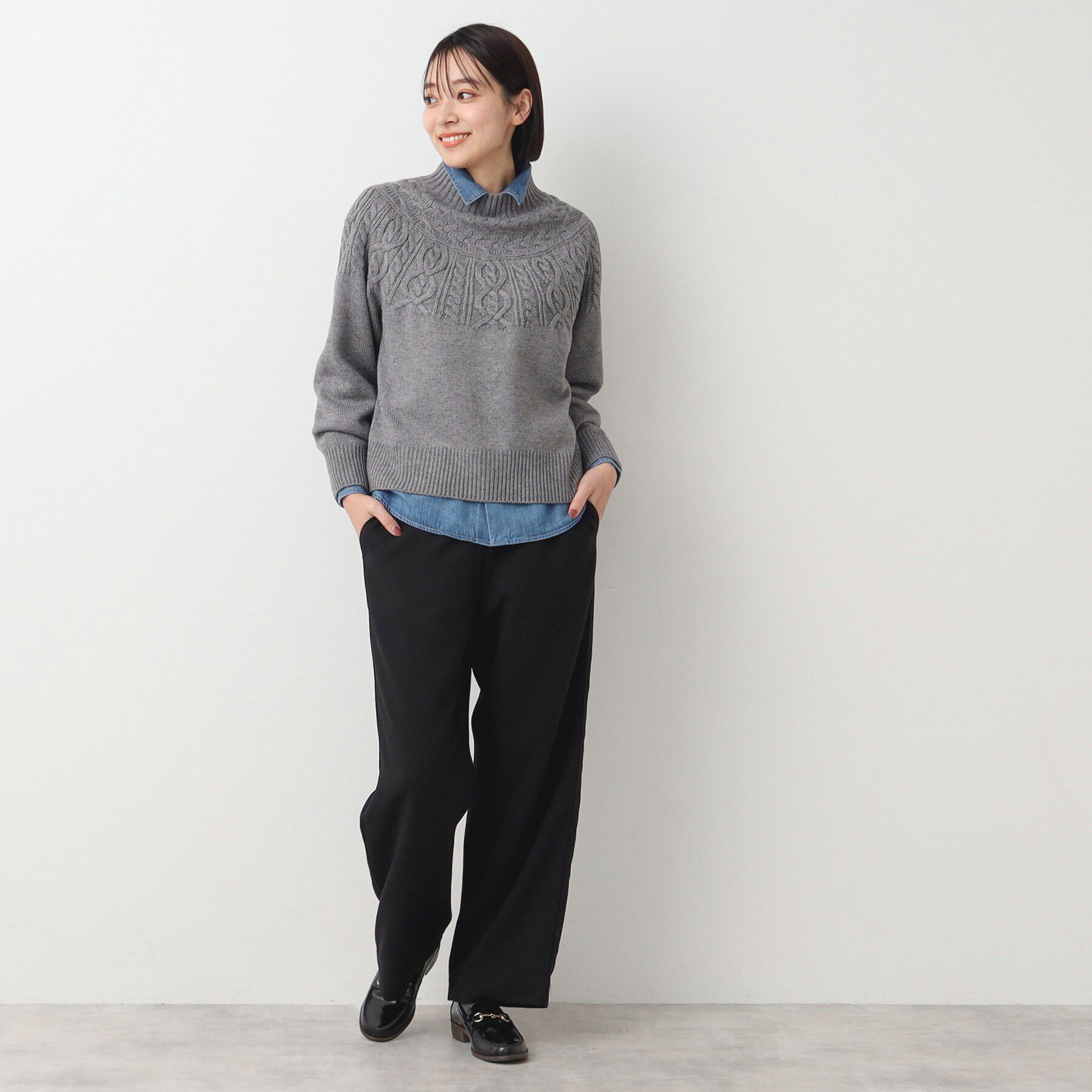 Dessin「【ウエストゴム・洗える】ドロスト付きパンツ（XS～L）」|その他|