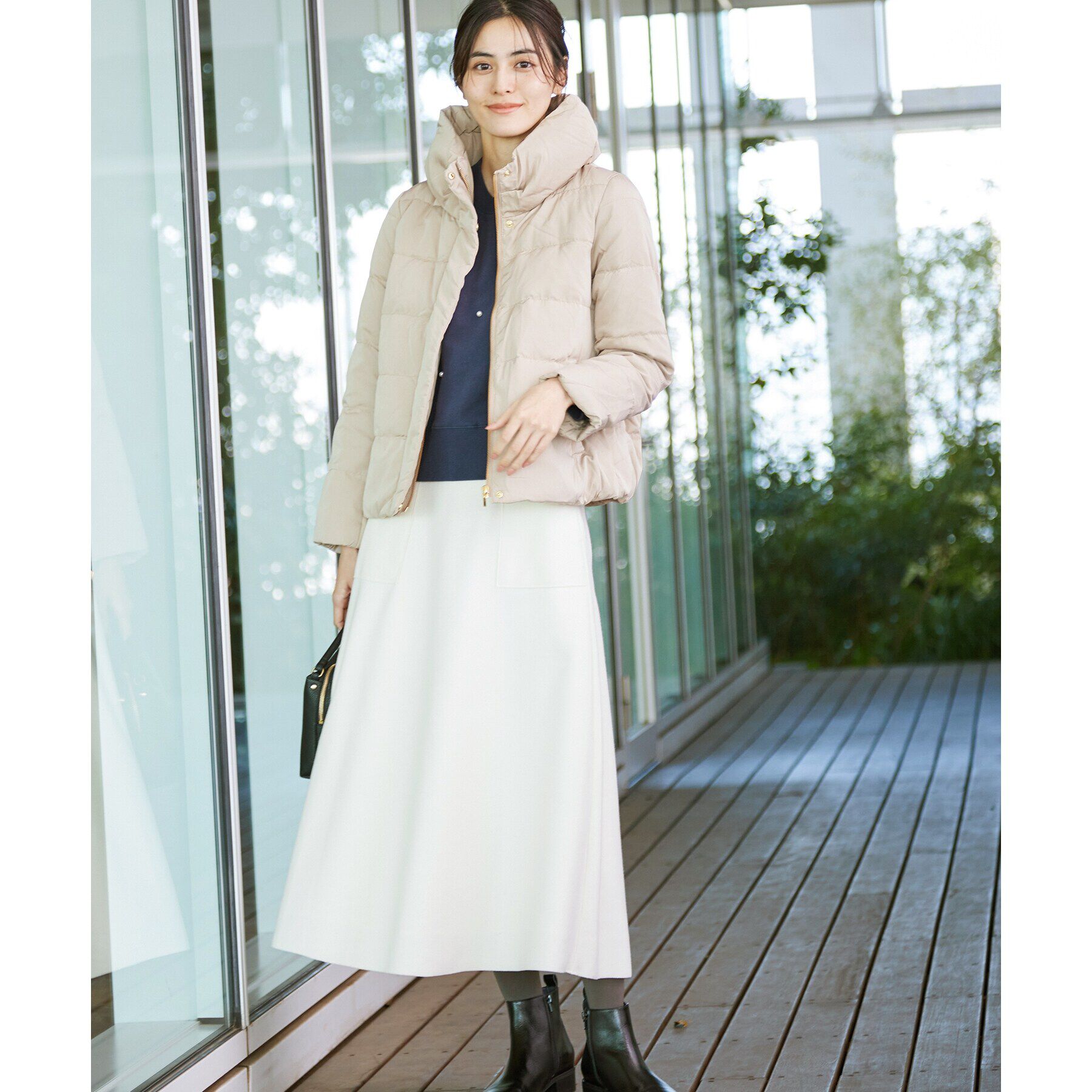 Dessin「【4サイズ展開】ピーチスキンショート丈ダウンコート（XS～L）」|ダウン|