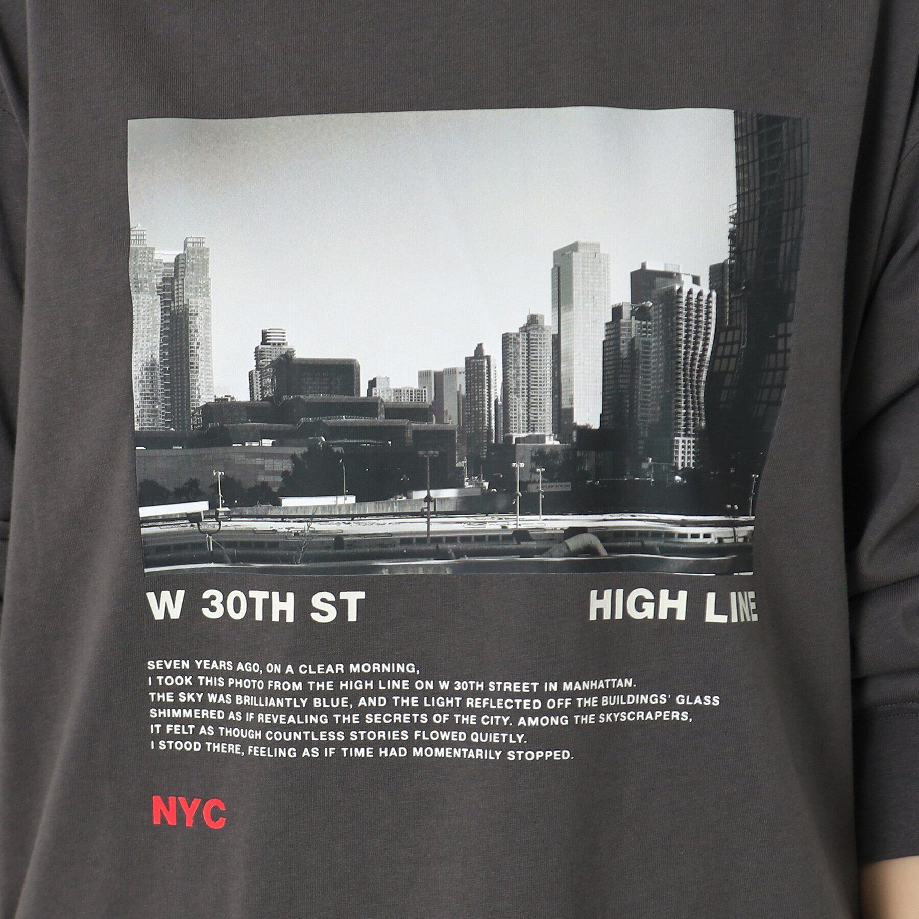 Dessin「【ユニセックス・洗える】フォトプリントロングスリーブTシャツ」|Tシャツ・カットソー|