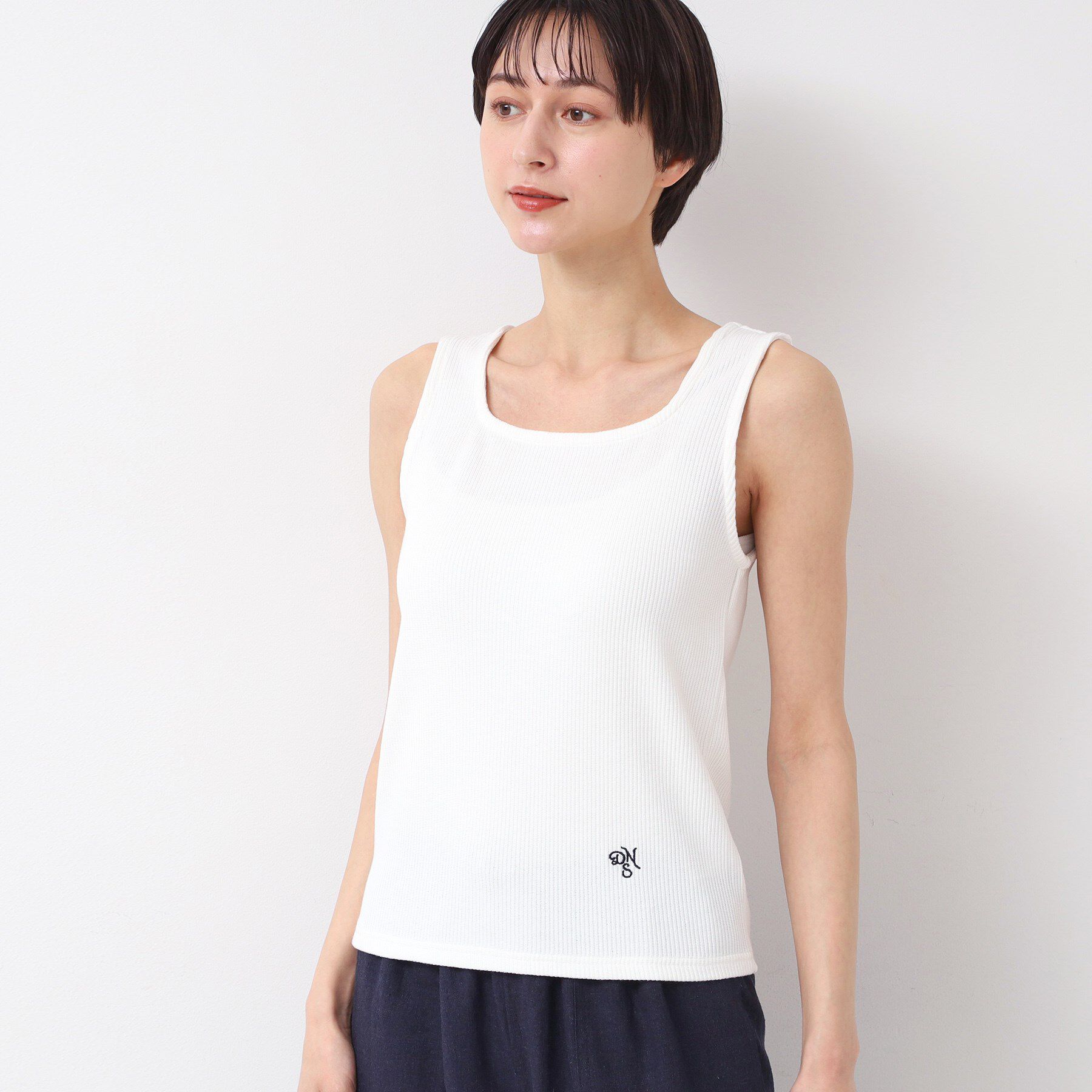 Dessin「【洗える】スクエアタンク」|キャミソール|