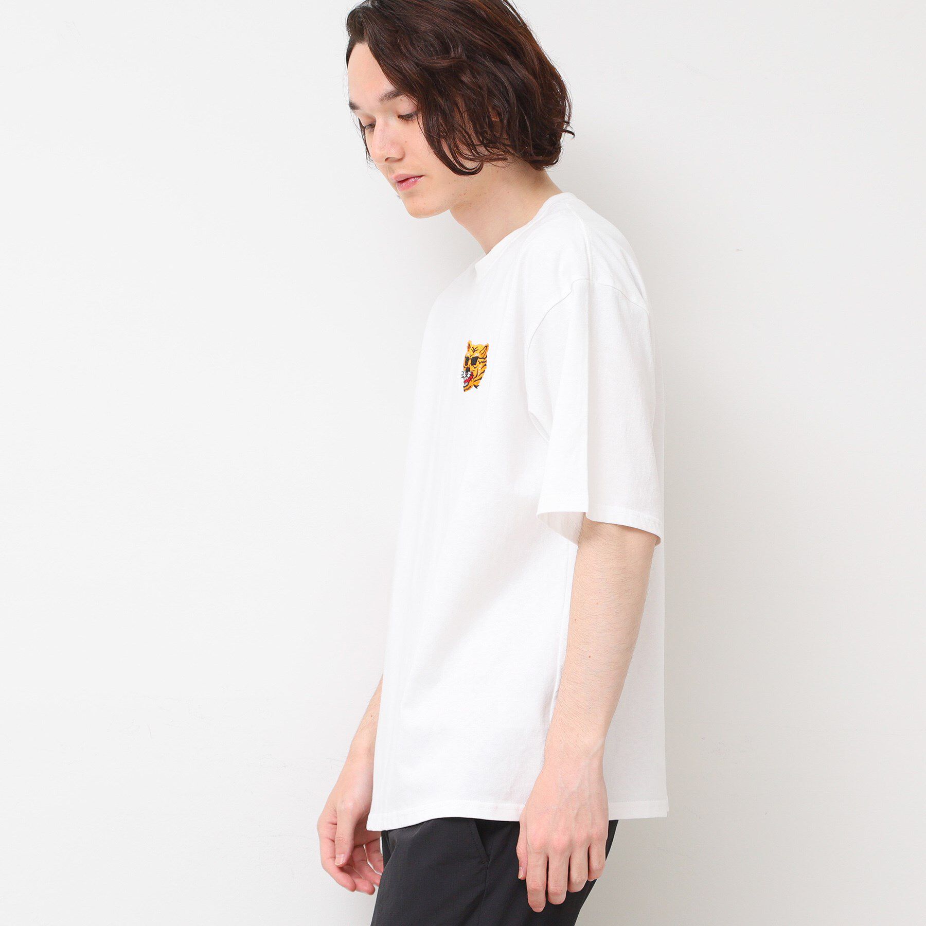 Dessin「【洗える】タイガーモチーフTシャツ」|Tシャツ・カットソー|