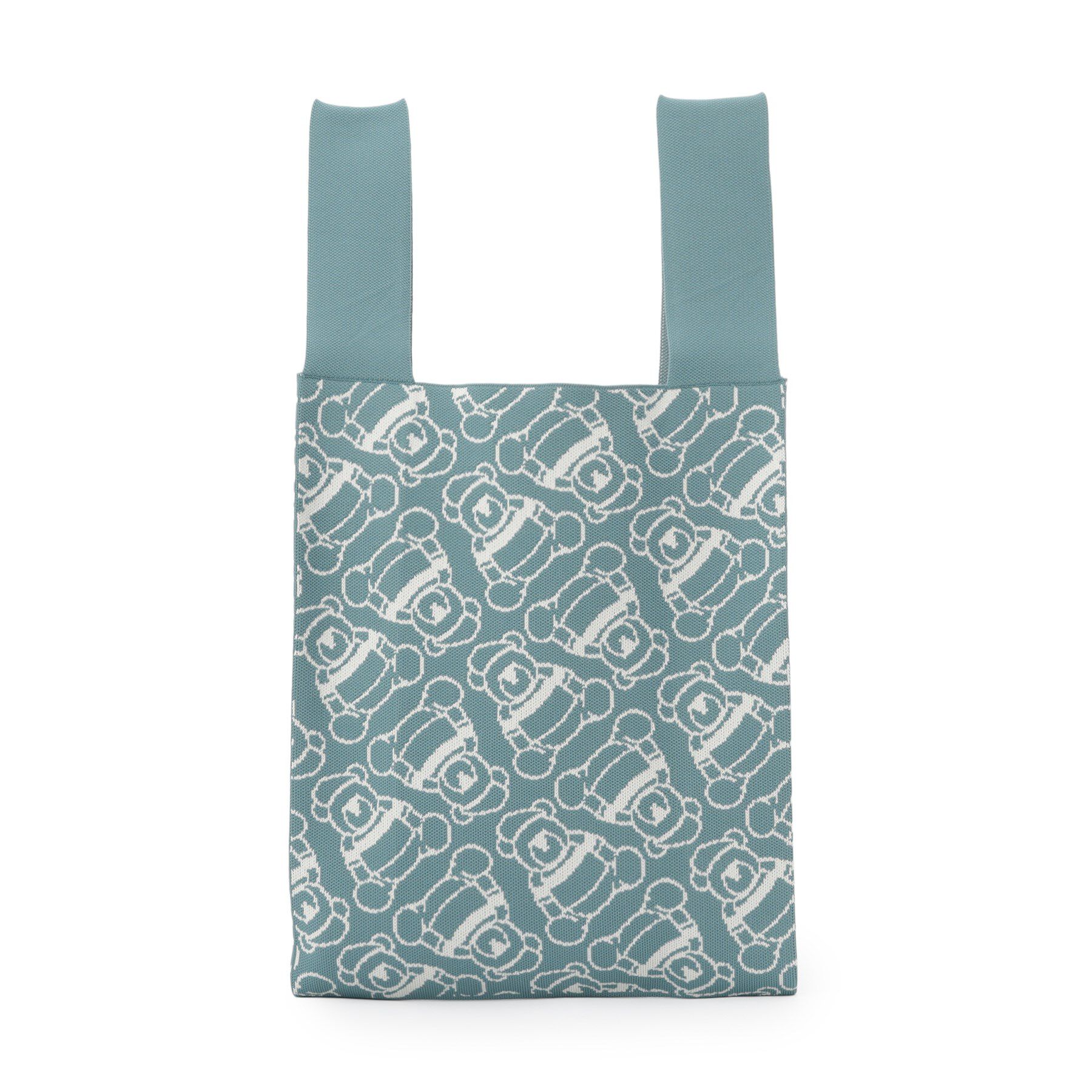 Dessin「【マシンウォッシャブル・A4収納可】Deddy ジャガードニットバッグ」|トートバッグ|