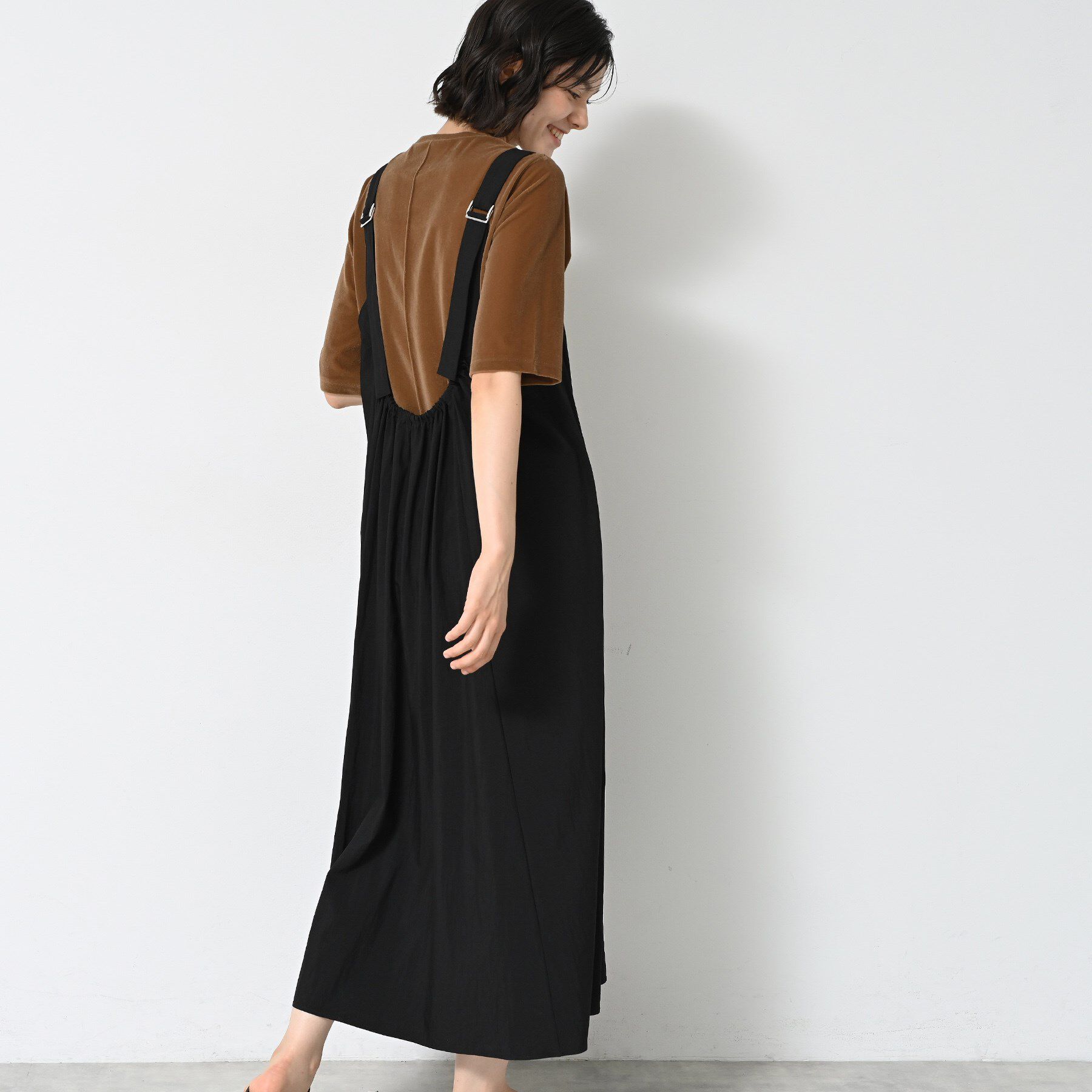 Dessin「【洗える】ナイロンジャンパースカート」|ワンピース|