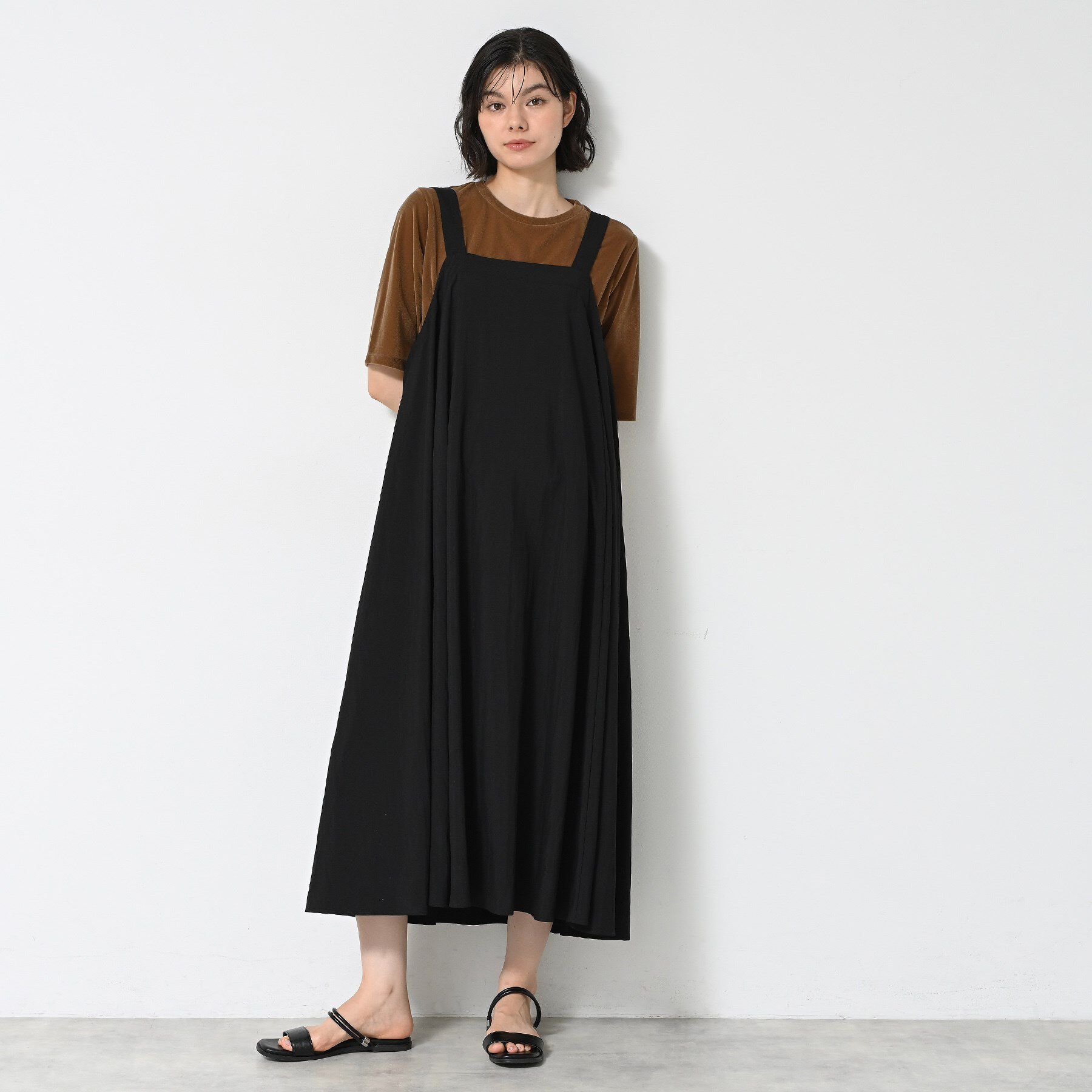 Dessin「【洗える】ナイロンジャンパースカート」|ワンピース|