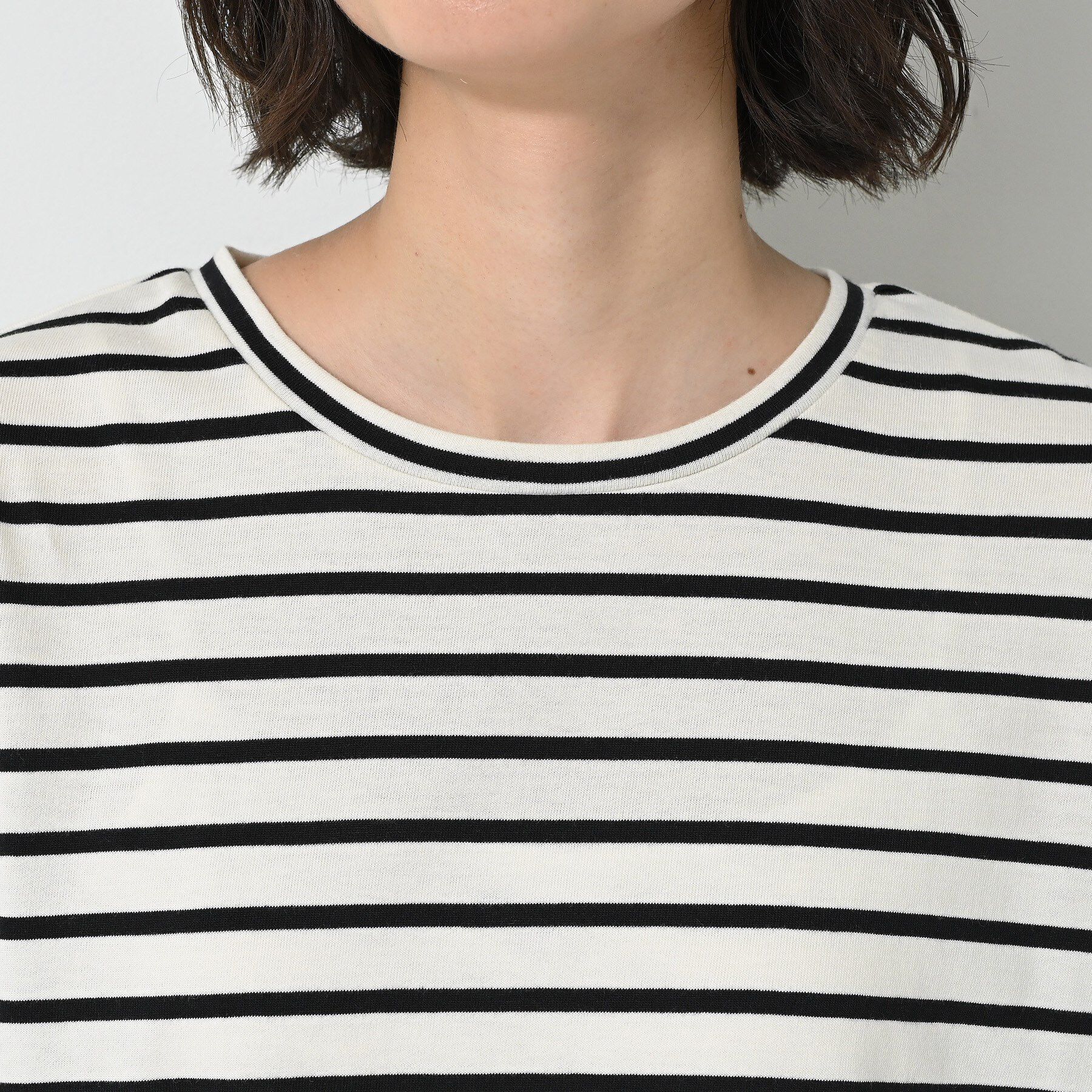 Dessin「【洗える】シャツテール半袖Tシャツ」|Tシャツ・カットソー|