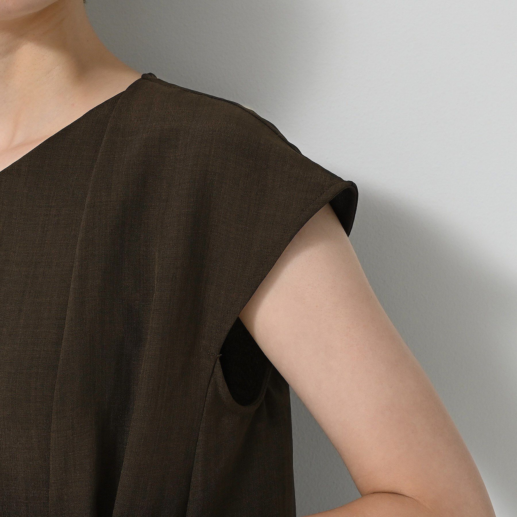 Dessin「【洗える】ウエストドロストリングワンピース」|ワンピース|