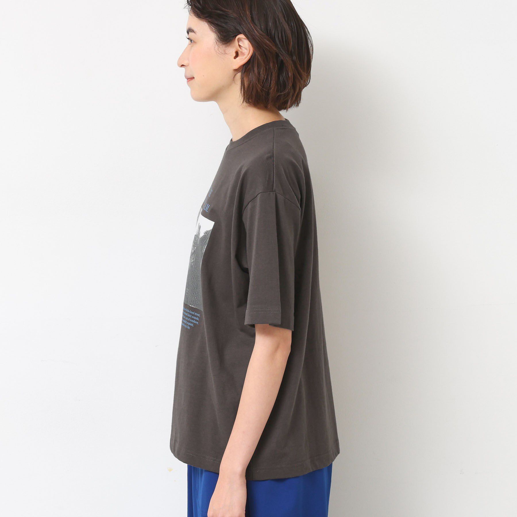 Dessin「【ユニセックス・洗える】オーガニックコットンロゴ入りTシャツ」|Tシャツ・カットソー|