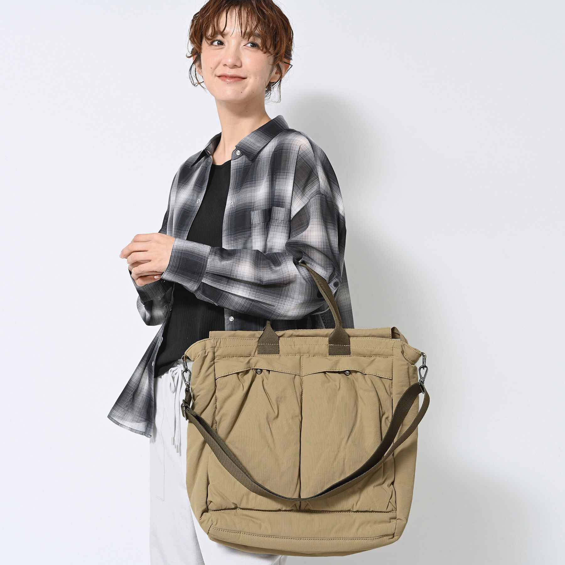 Dessin「【ユニセックス/2WAY/A4収納可】中綿入りトートバッグ」|トートバッグ|