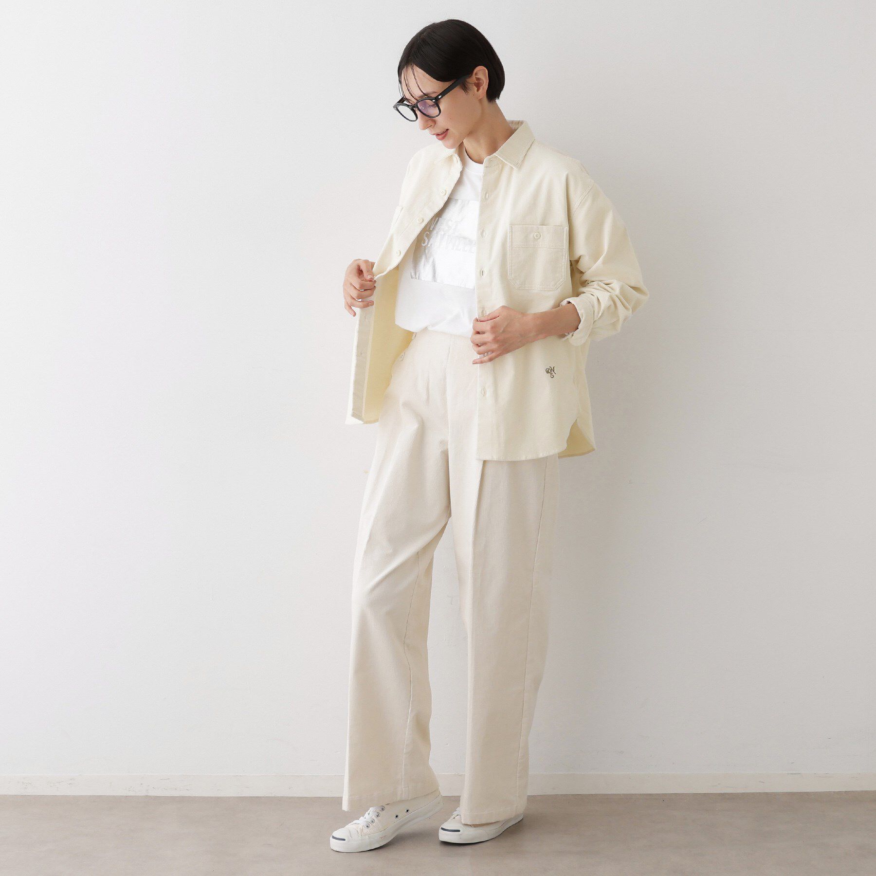 Dessin「【ユニセックス/セットアップ可】コーデュロイシャツ」|シャツ・ブラウス|