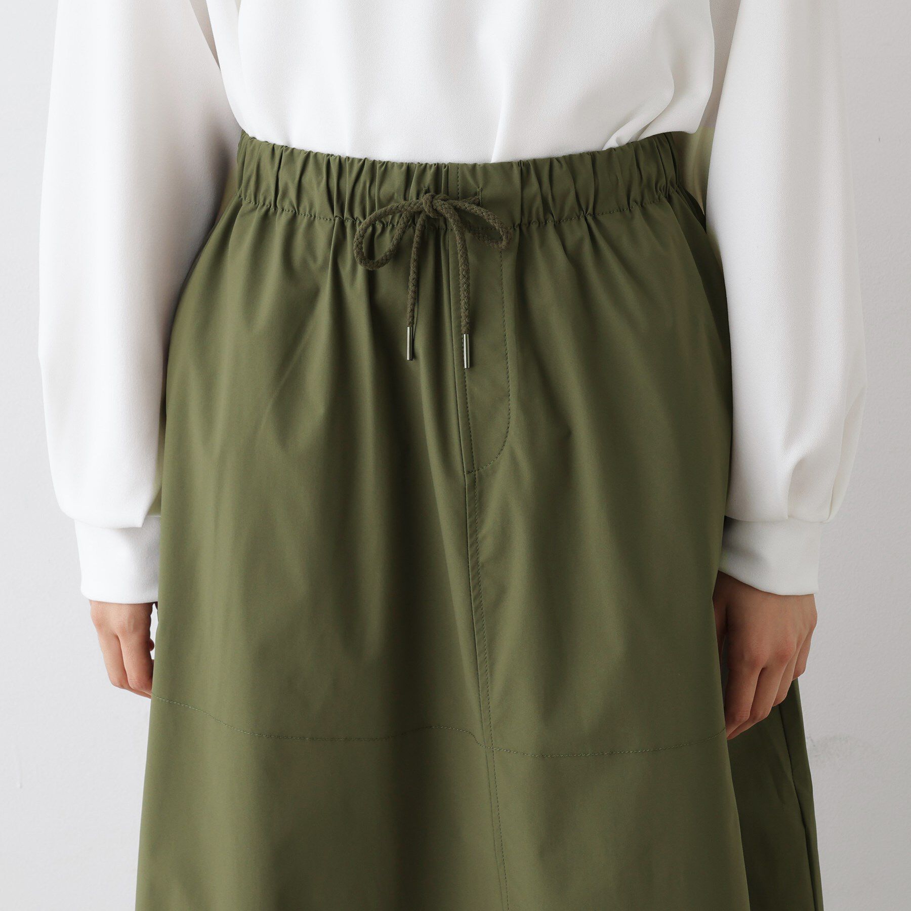 Dessin「【セットアップ可・洗える】裾スピンドル付きイージースカート」|スカート|