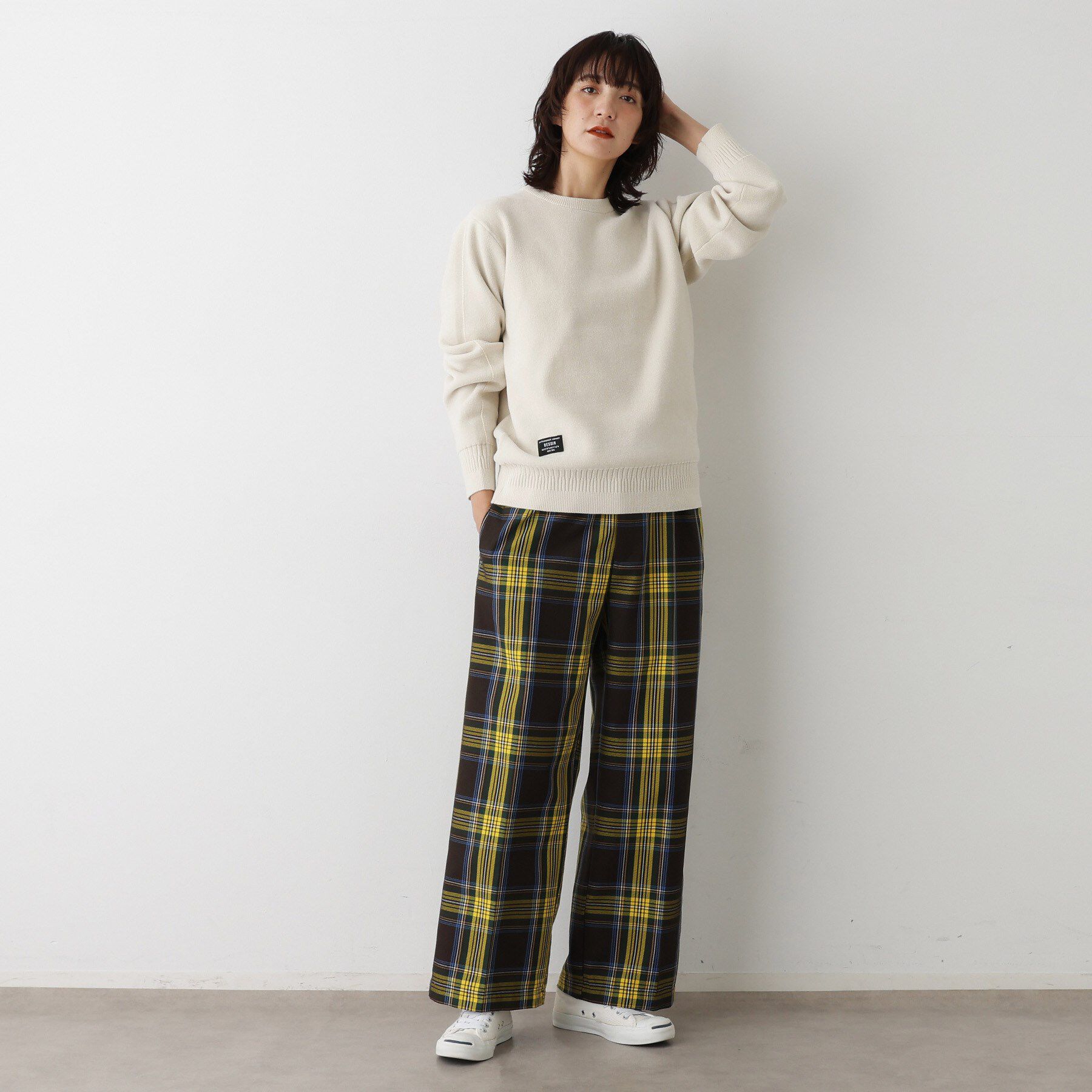 Dessin「【ユニセックス/ウエストゴム】チェック柄パンツ」|その他|