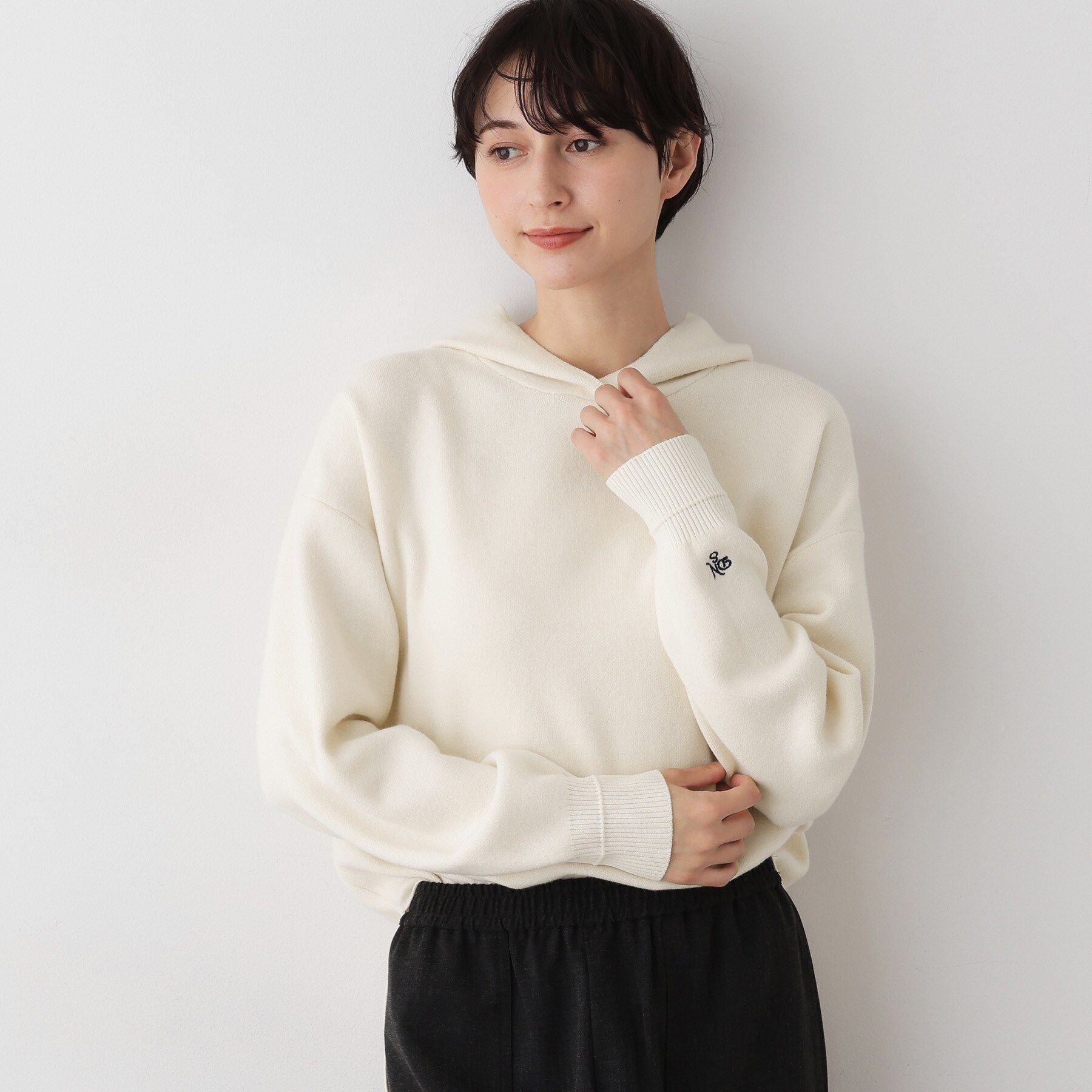 Dessin「【洗える／体型カバー】ちょうどいいニットパーカ」|ニット・セーター|