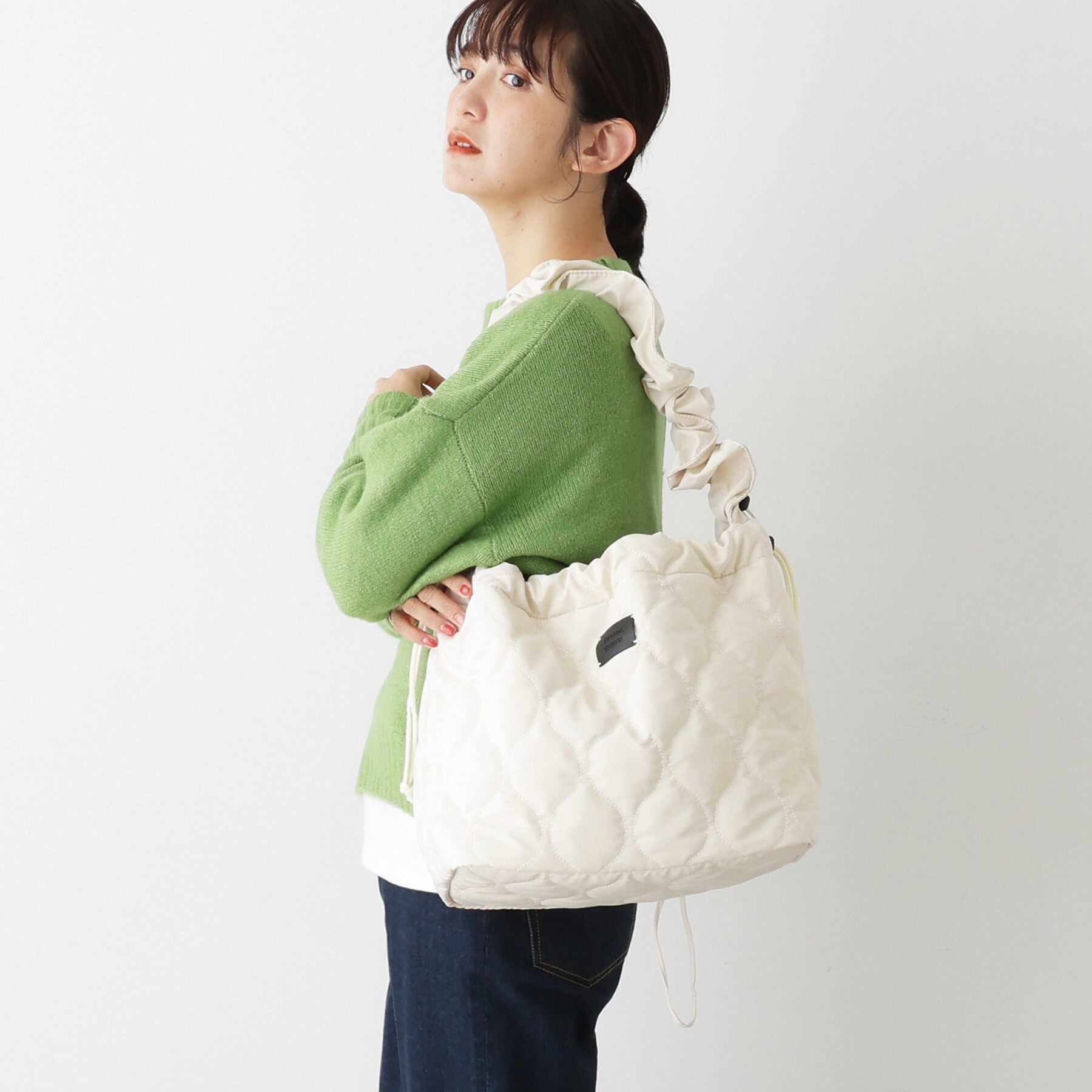 Dessin「中綿キルティングシャーリングショルダー」|ショルダー・メッセンジャー|