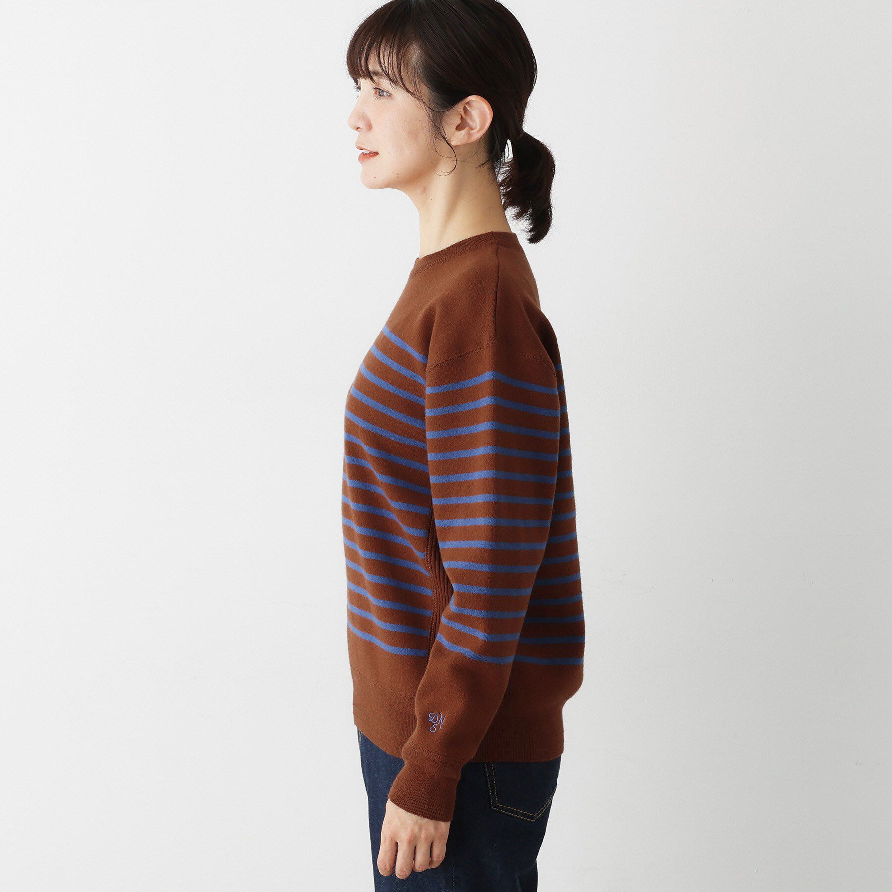 Dessin「【ユニセックス／洗える】コットンカシミヤブレンドセーター」|ニット・セーター|