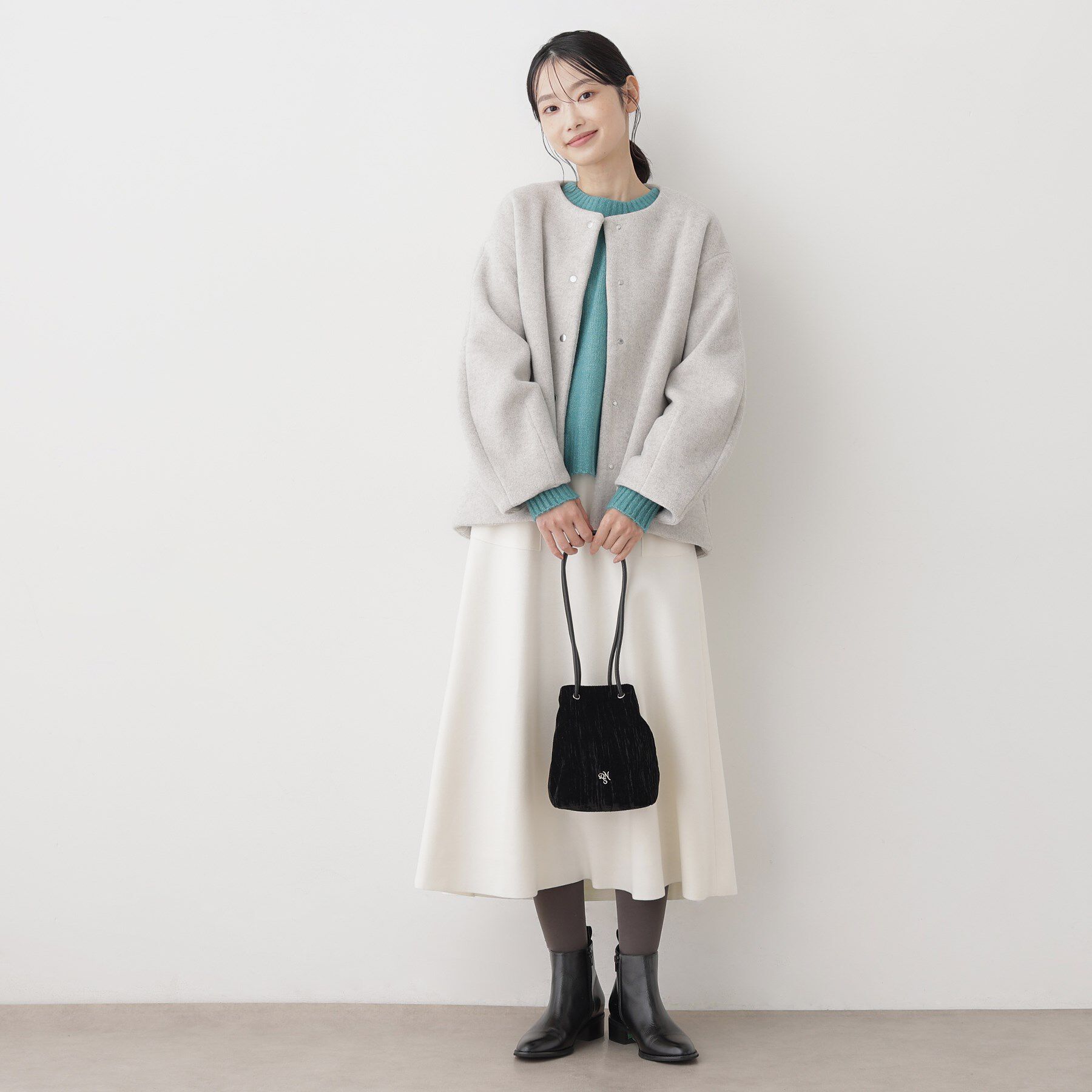 Dessin「ベロア巾着バッグ」|トートバッグ|