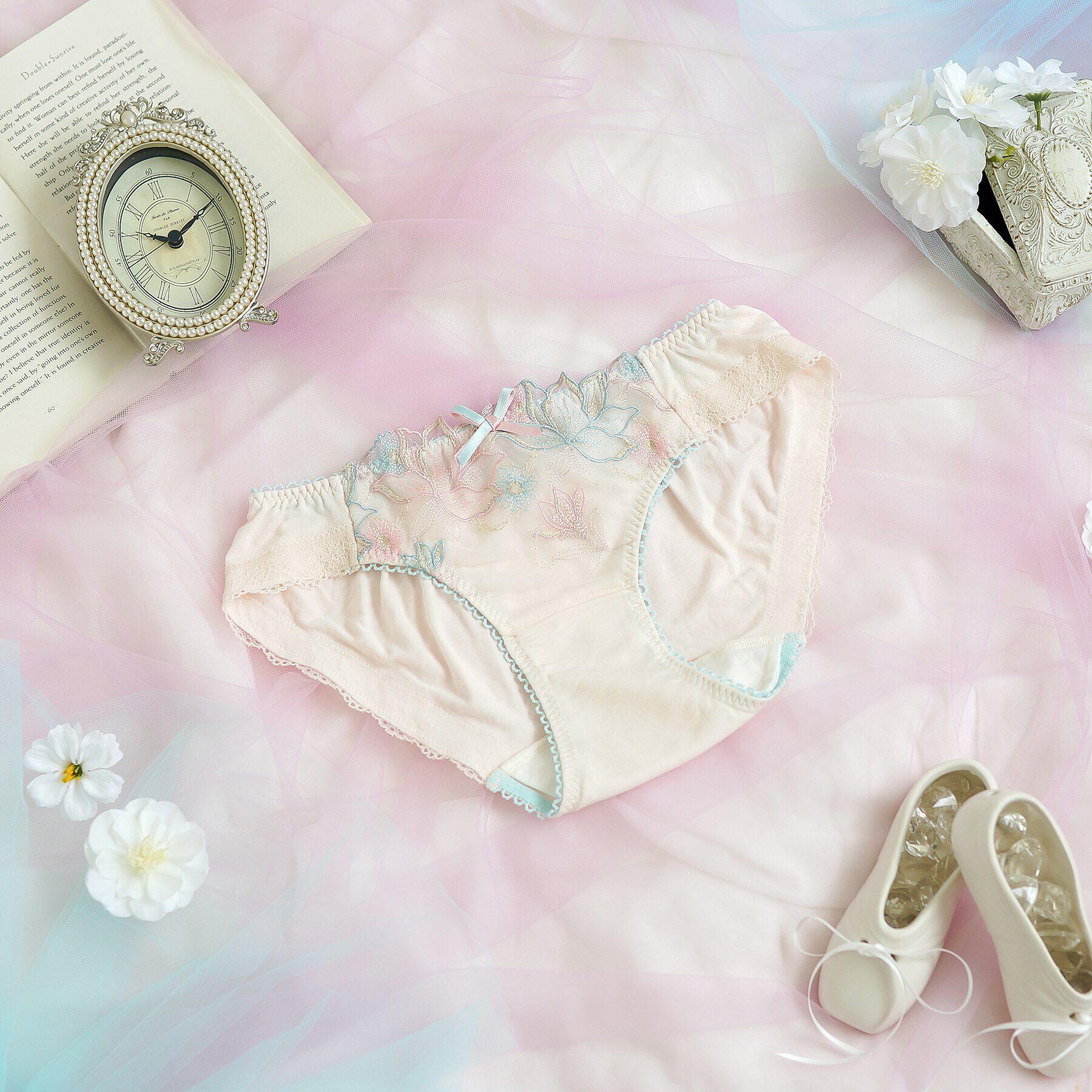 Risa Magli「ウラリー サニタリーショーツ」|インナー|ミント(021)