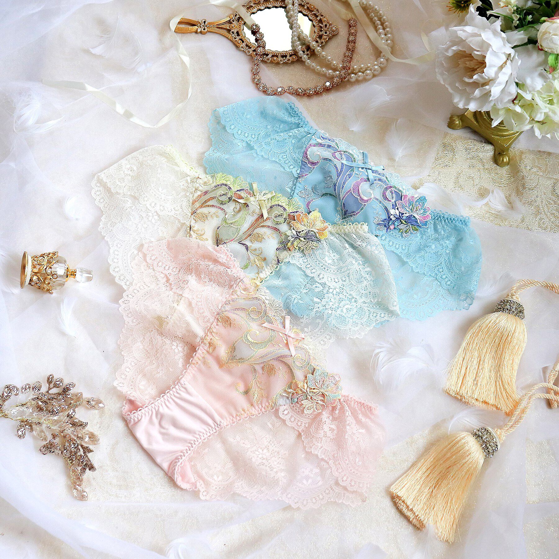 Risa Magli「シトリン レースショーツ」|インナー|