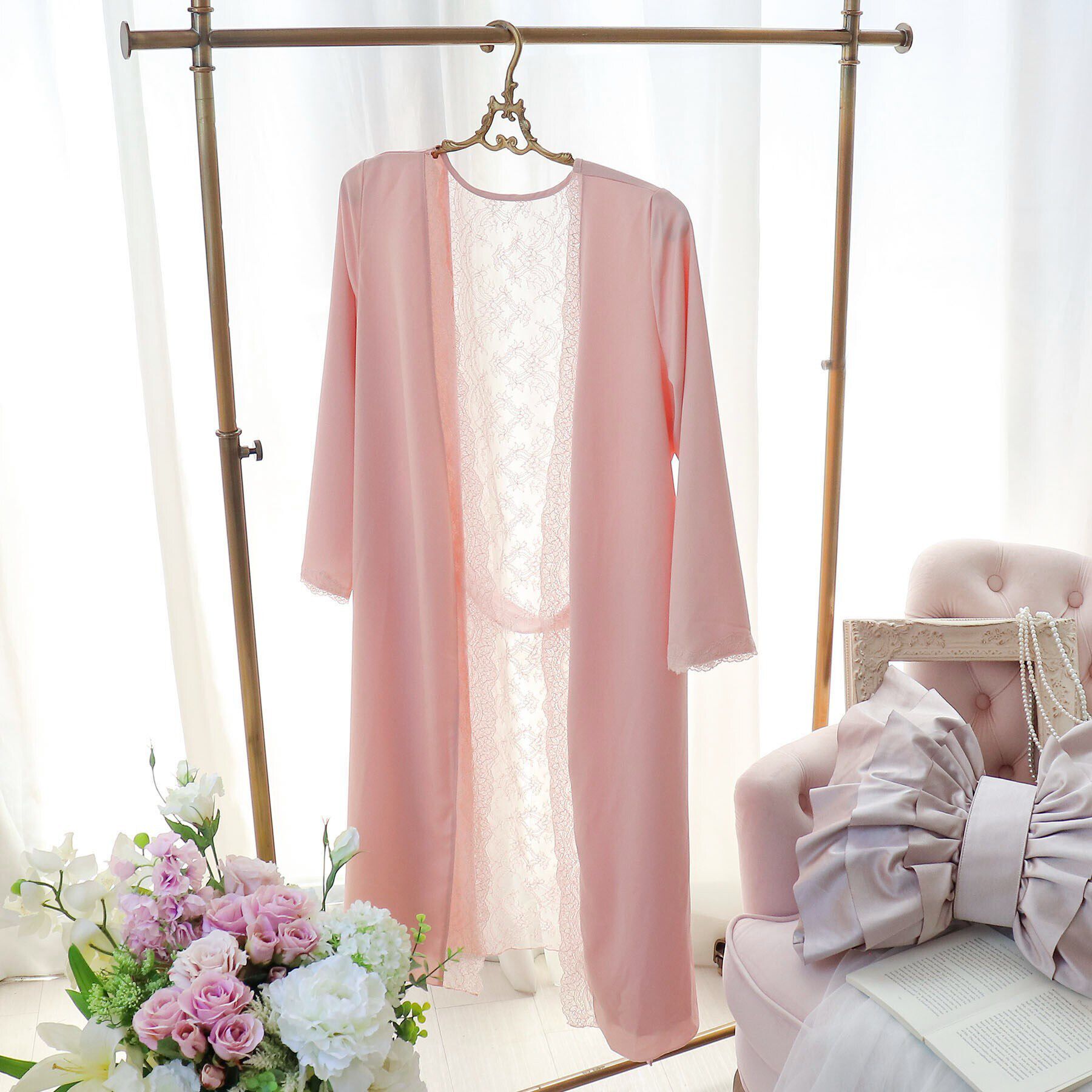 Risa Magli「フランカ カーディガン」|インナー|ピンク(071)