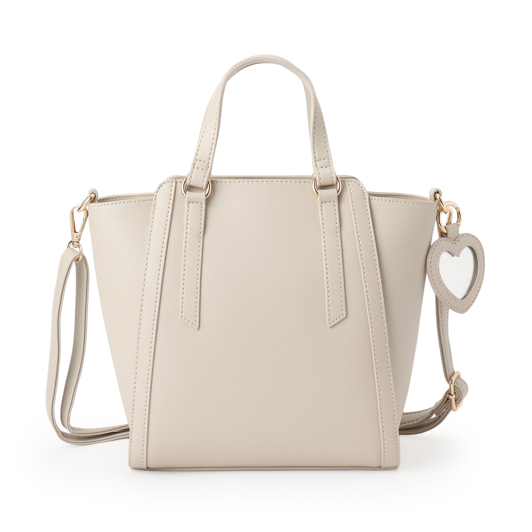 ITS&rsquo;DEMO「ミラーチャーム付き2WAYトート」|ハンドバッグ|