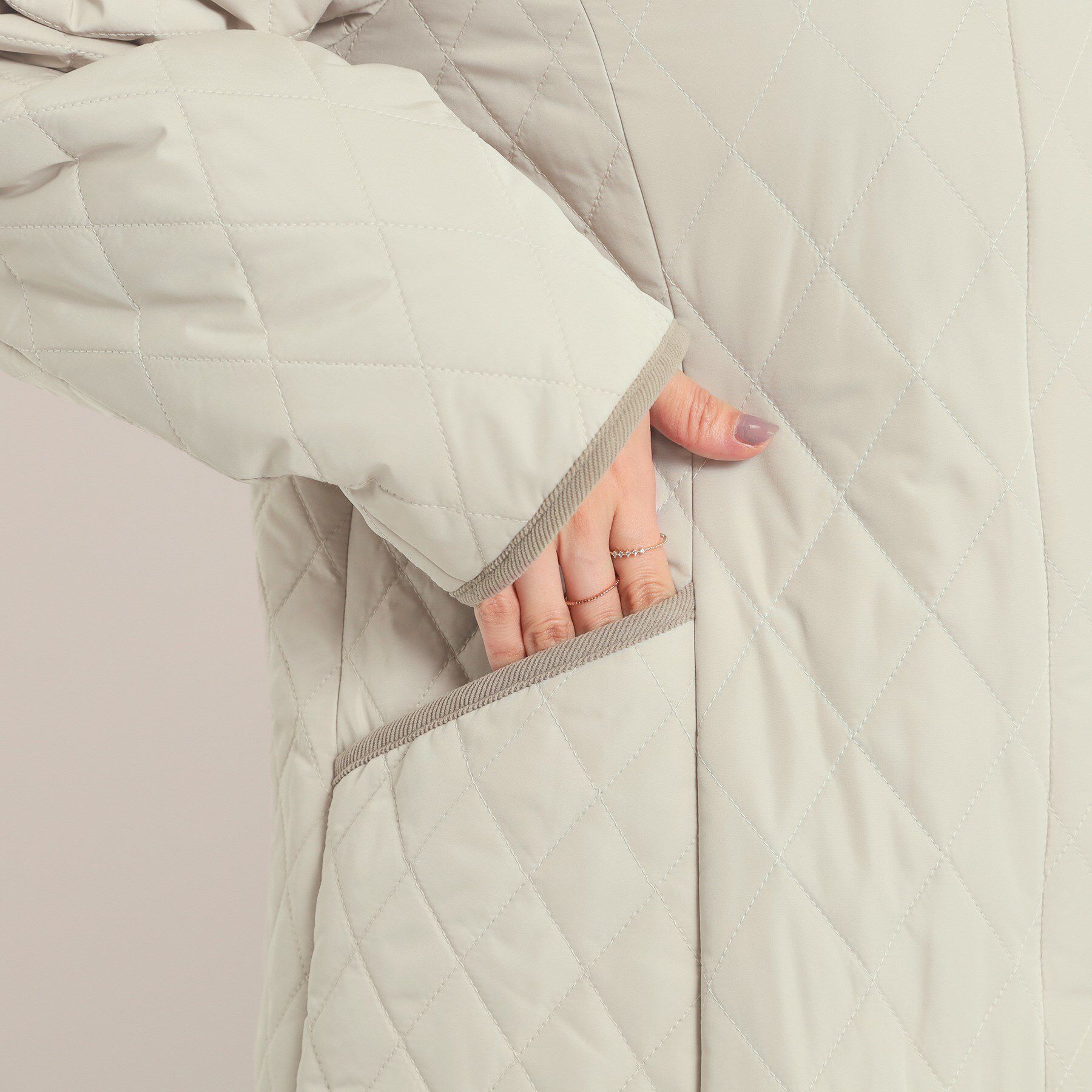 ITS&rsquo;DEMO「【撥水加工】キルトフードコート」|その他|