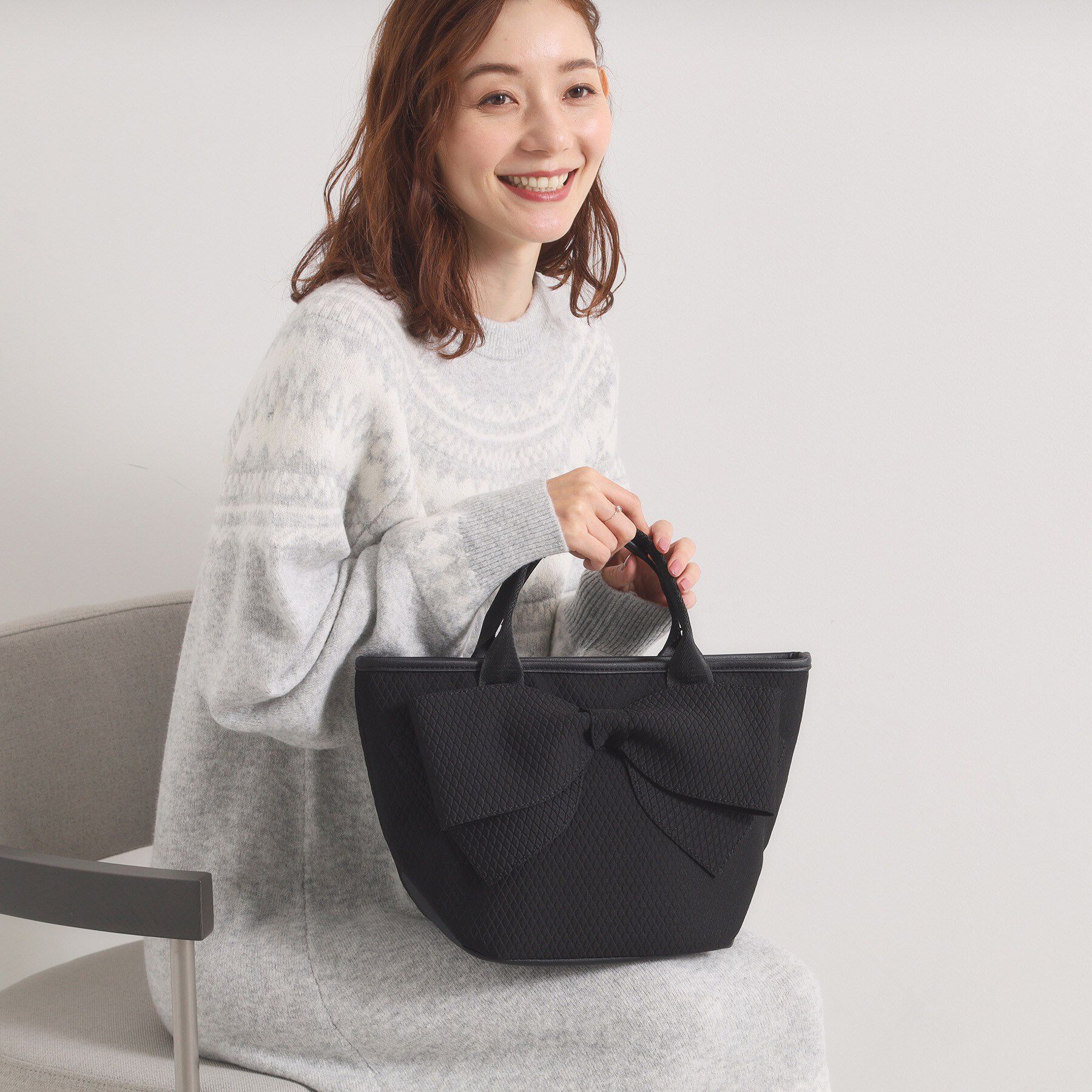 ITS&rsquo;DEMO「ネオプレーンリボンミニトート」|トートバッグ|