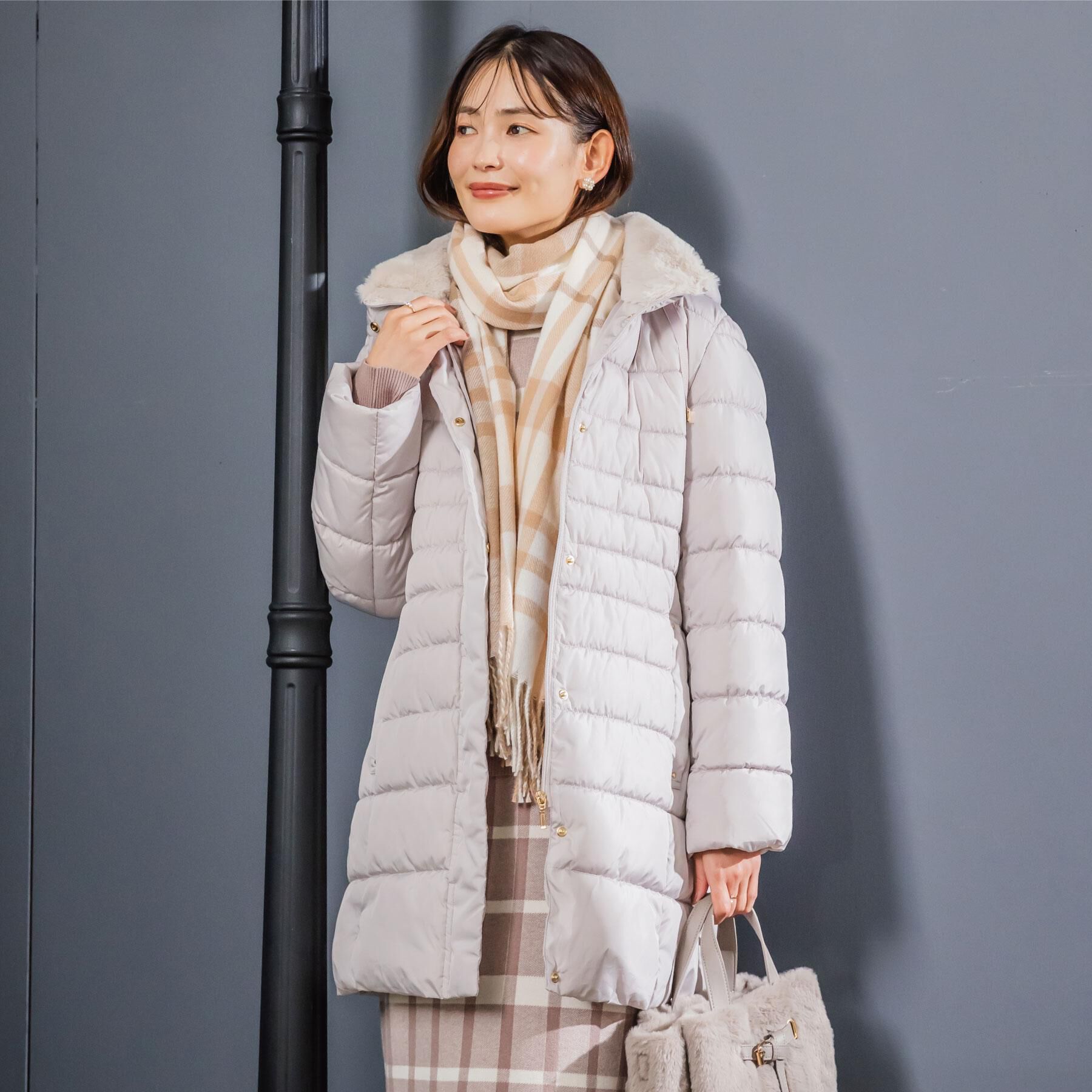 ITS&rsquo;DEMO「【撥水加工】中綿フードコート」|ダウン|