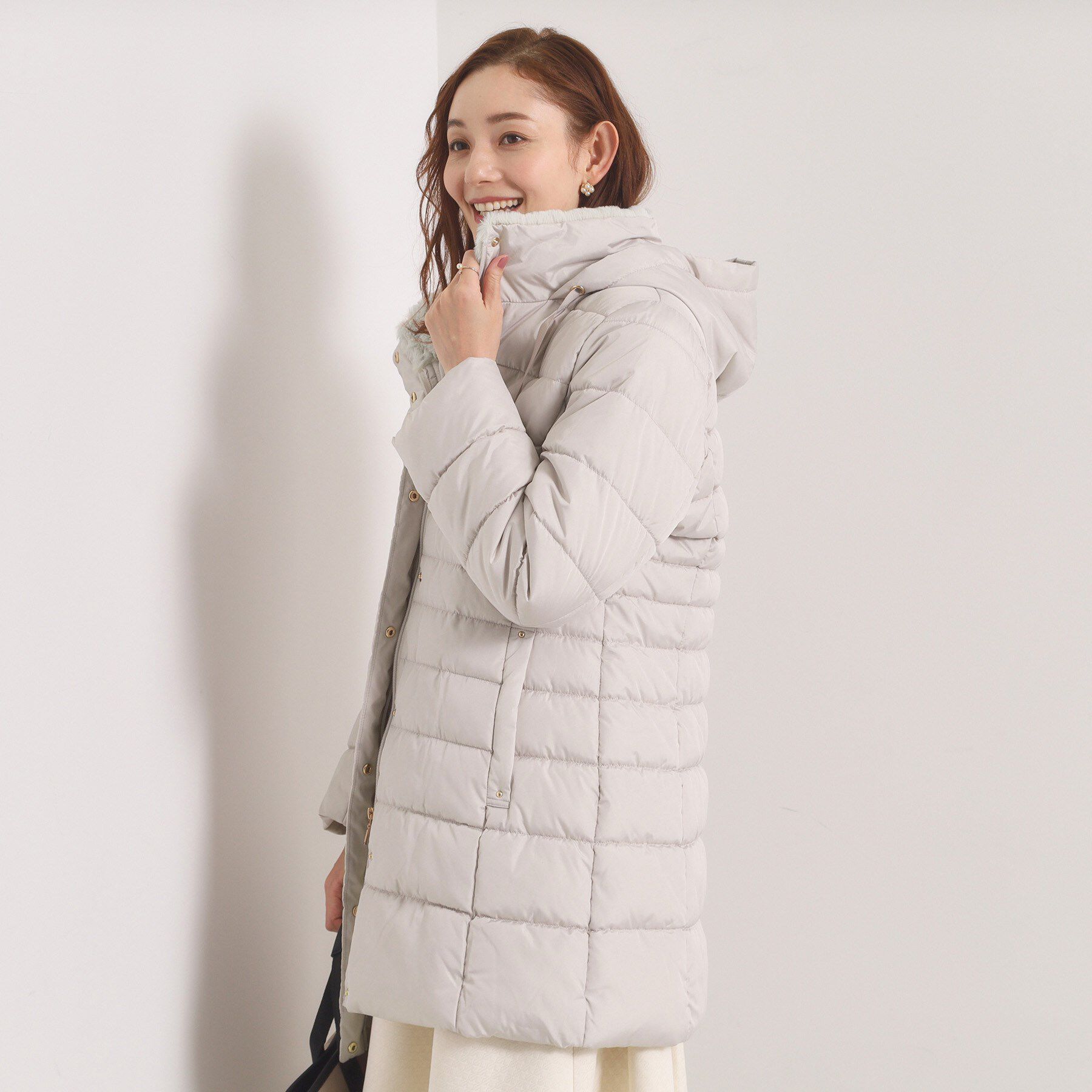 ITS&rsquo;DEMO「【撥水加工】中綿フードコート」|ダウン|