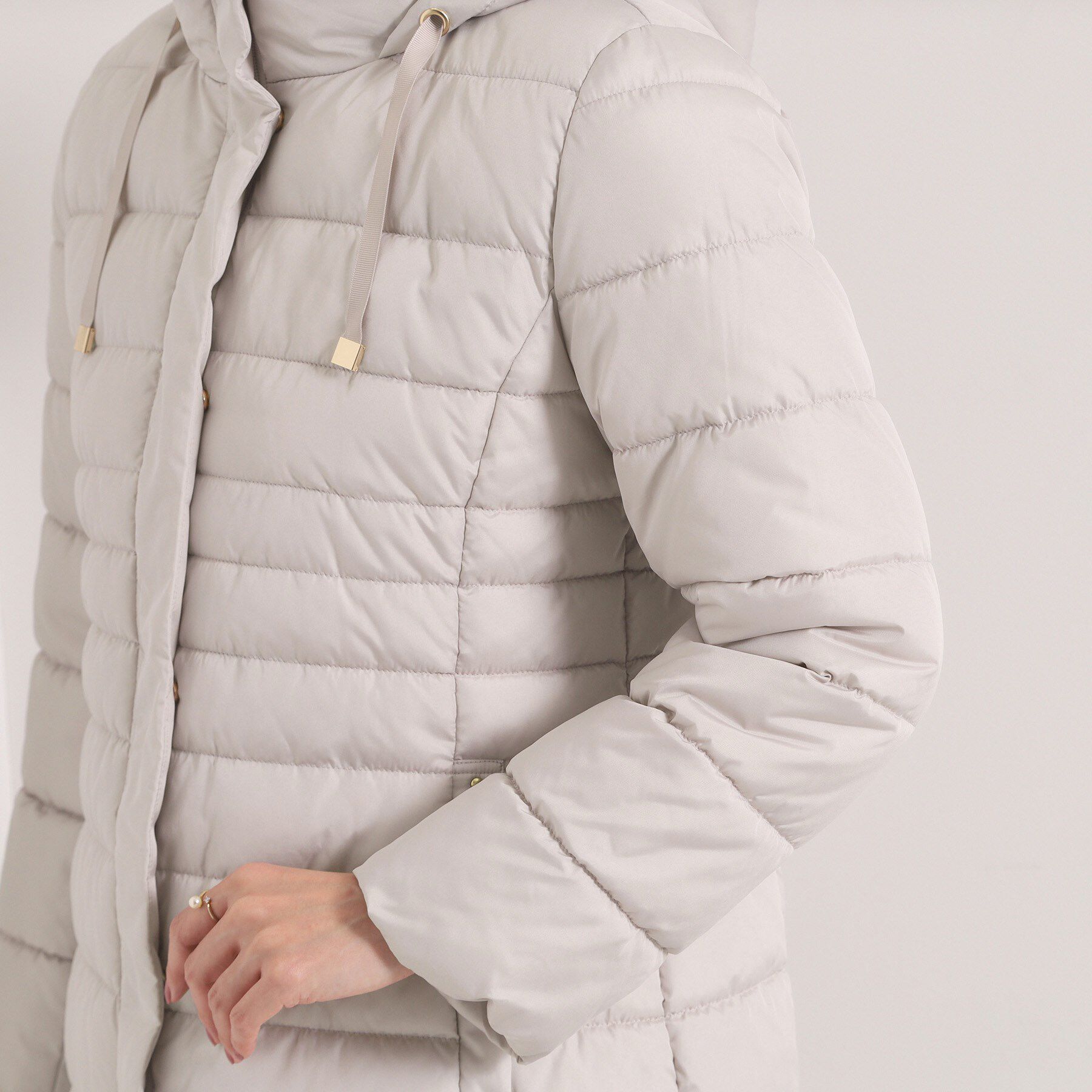 ITS&rsquo;DEMO「【撥水加工】中綿フードコート」|ダウン|