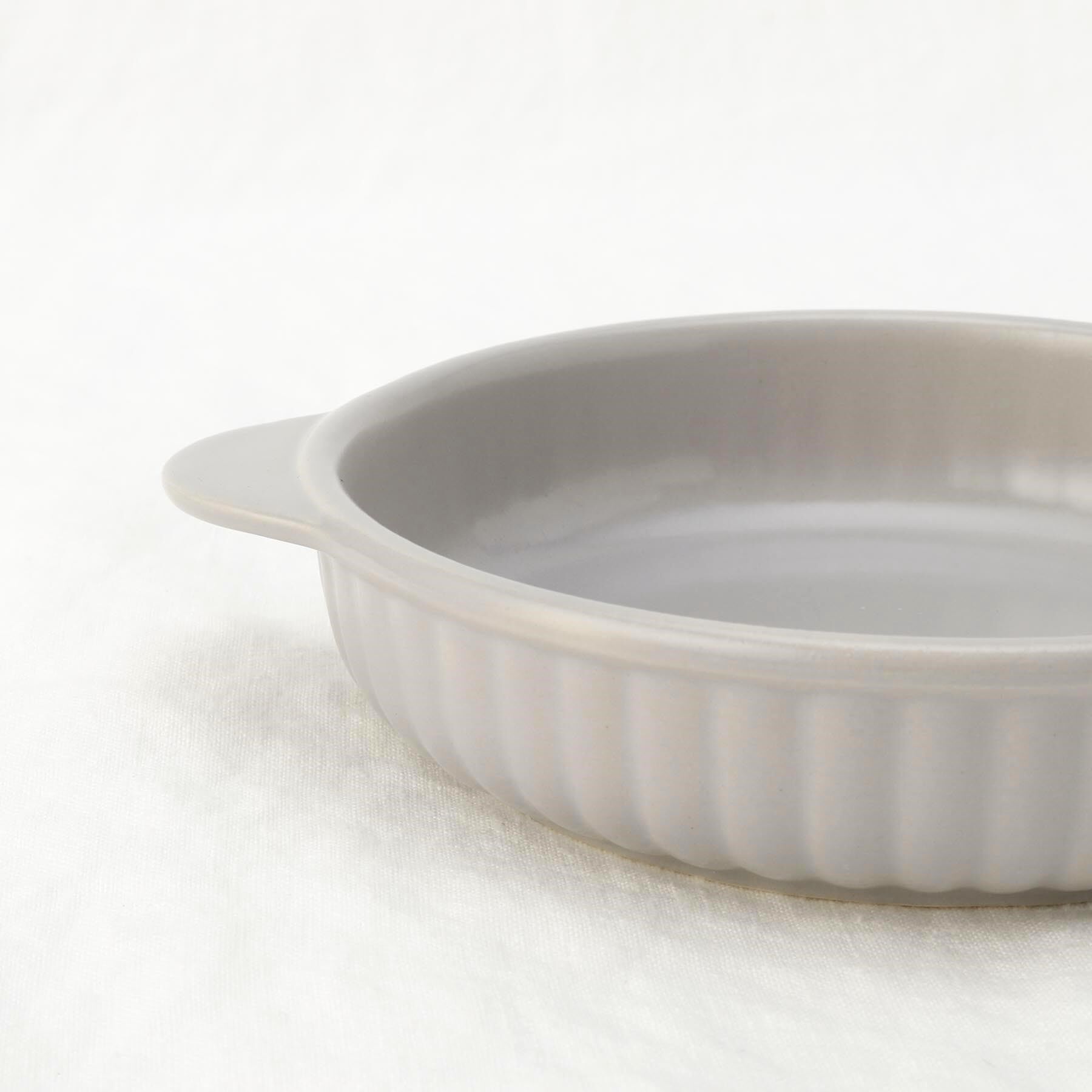 212 KITCHEN STORE「KOS ラウンドグラタン グレー」|食器・キッチングッズ|
