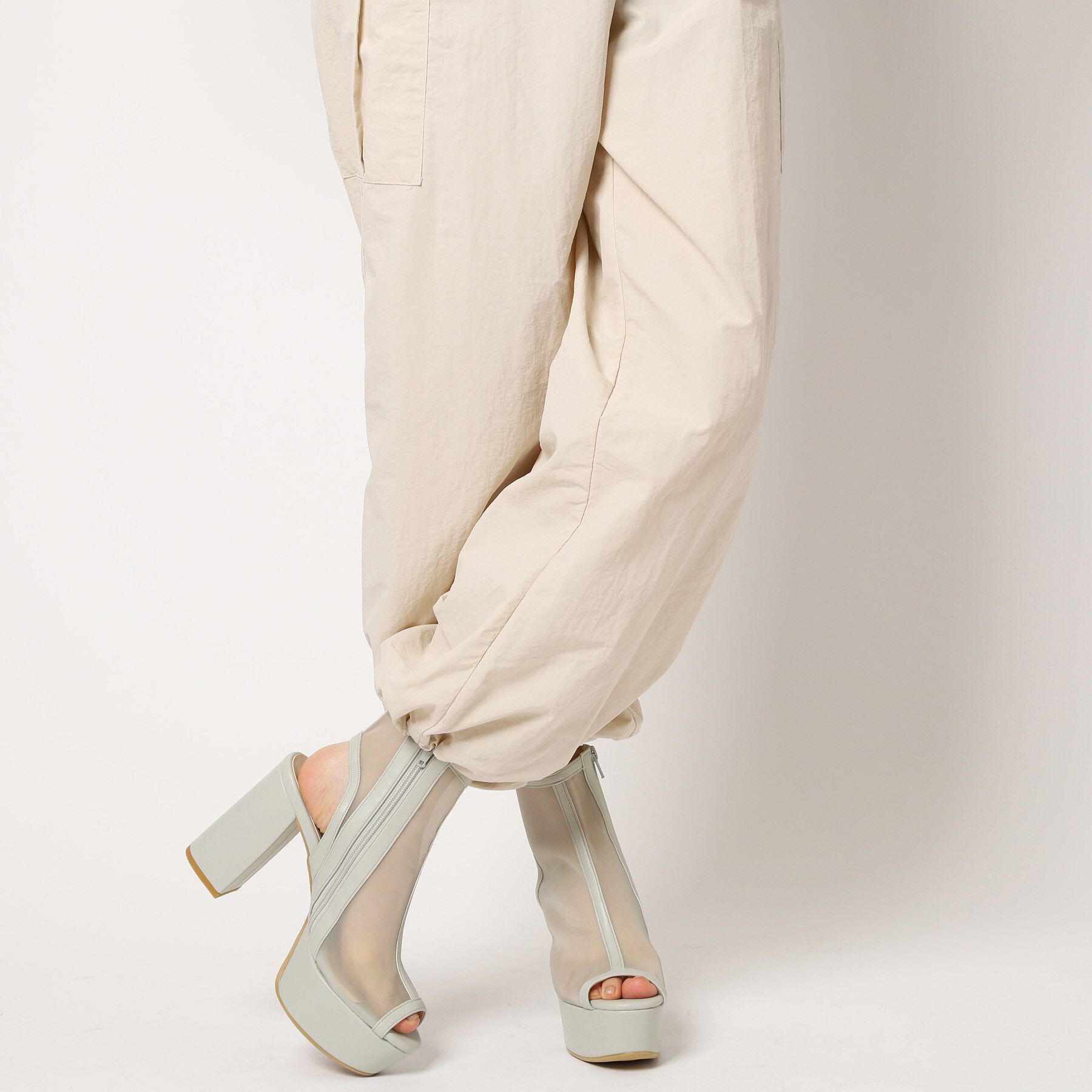 ESPERANZA「厚底ラク盛りブーツヒールサンダル」|ショートブーツ|