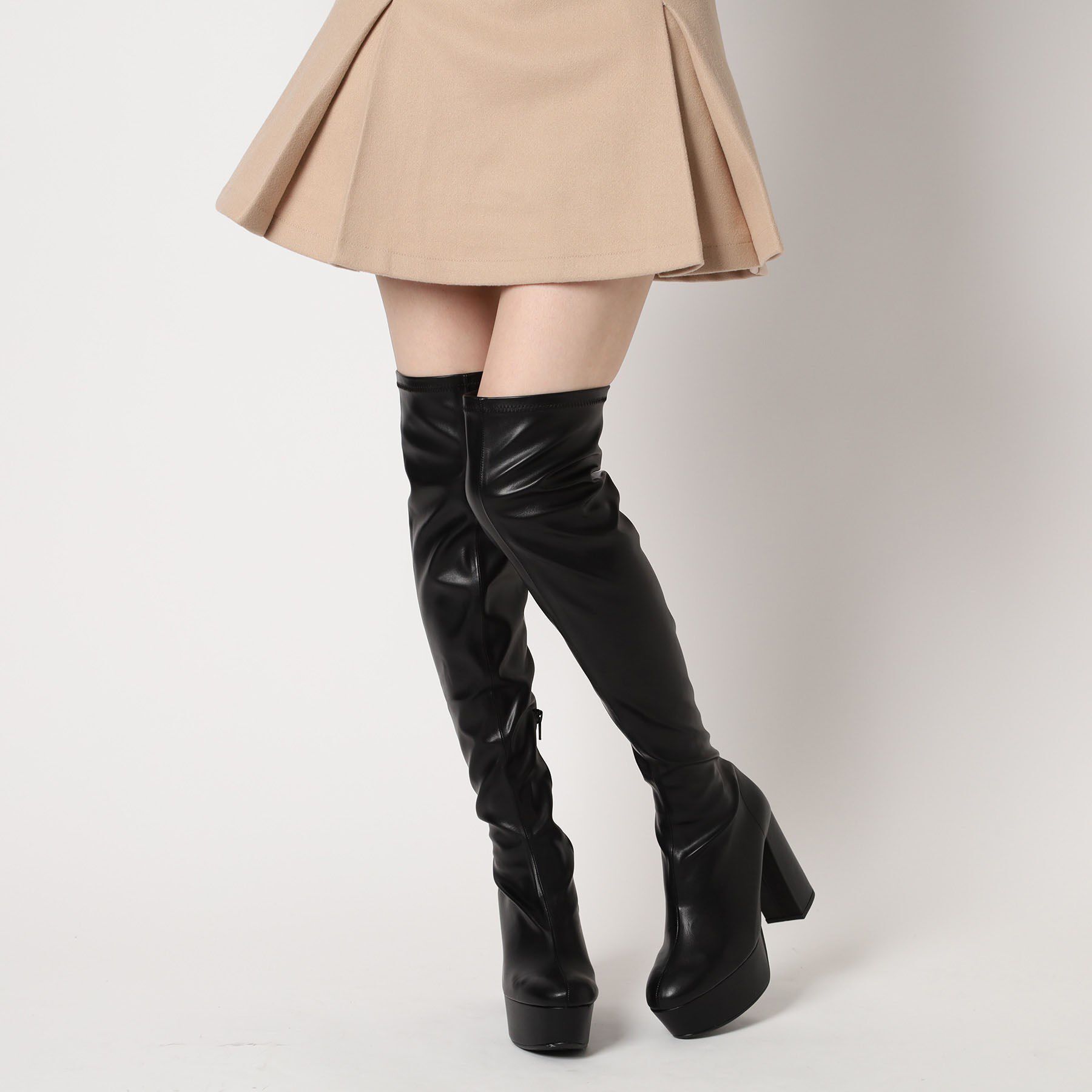 ESPERANZA「厚底ラク盛りニーハイブーツ」|ショートブーツ|